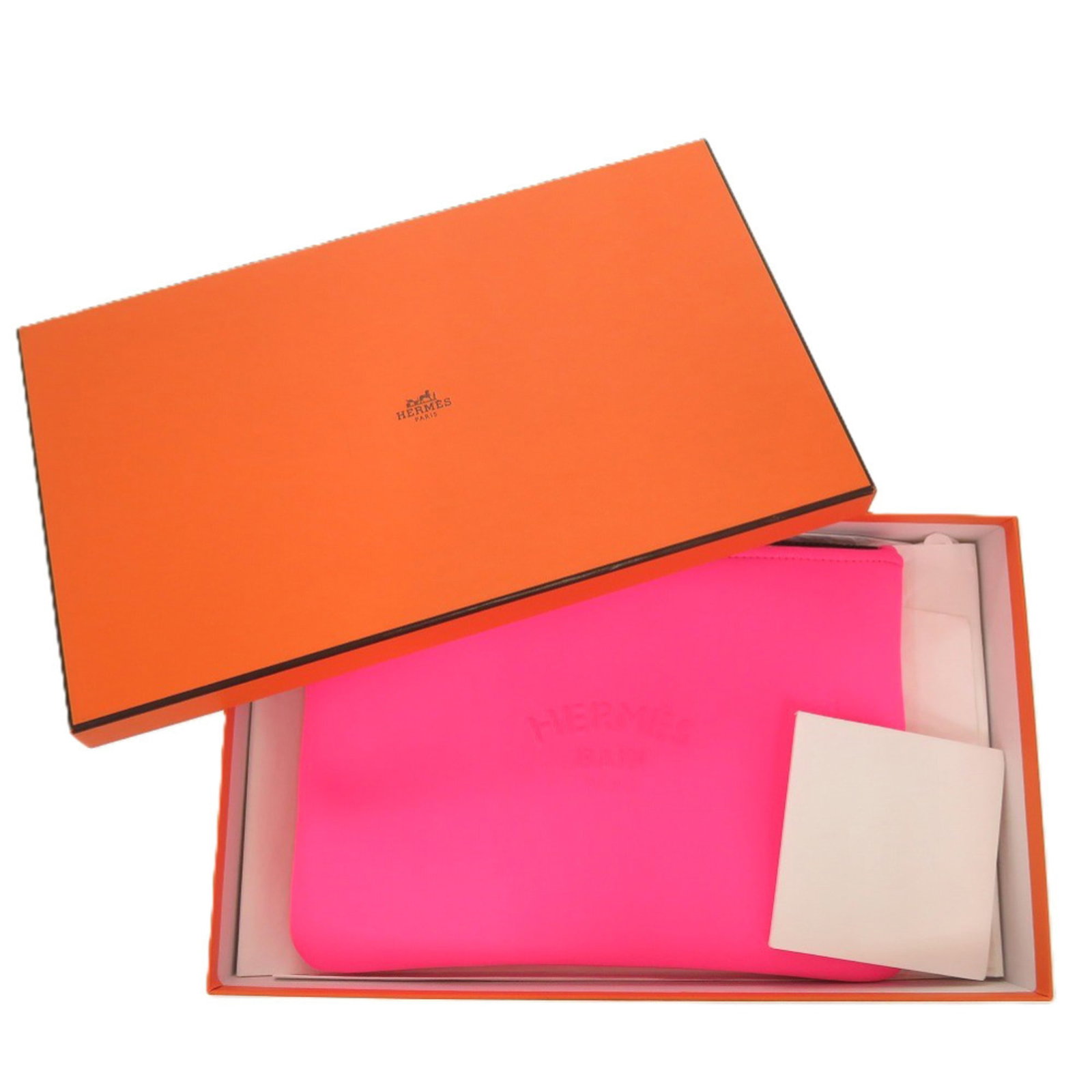 Hermes nylon elastane pouch handbag - 2