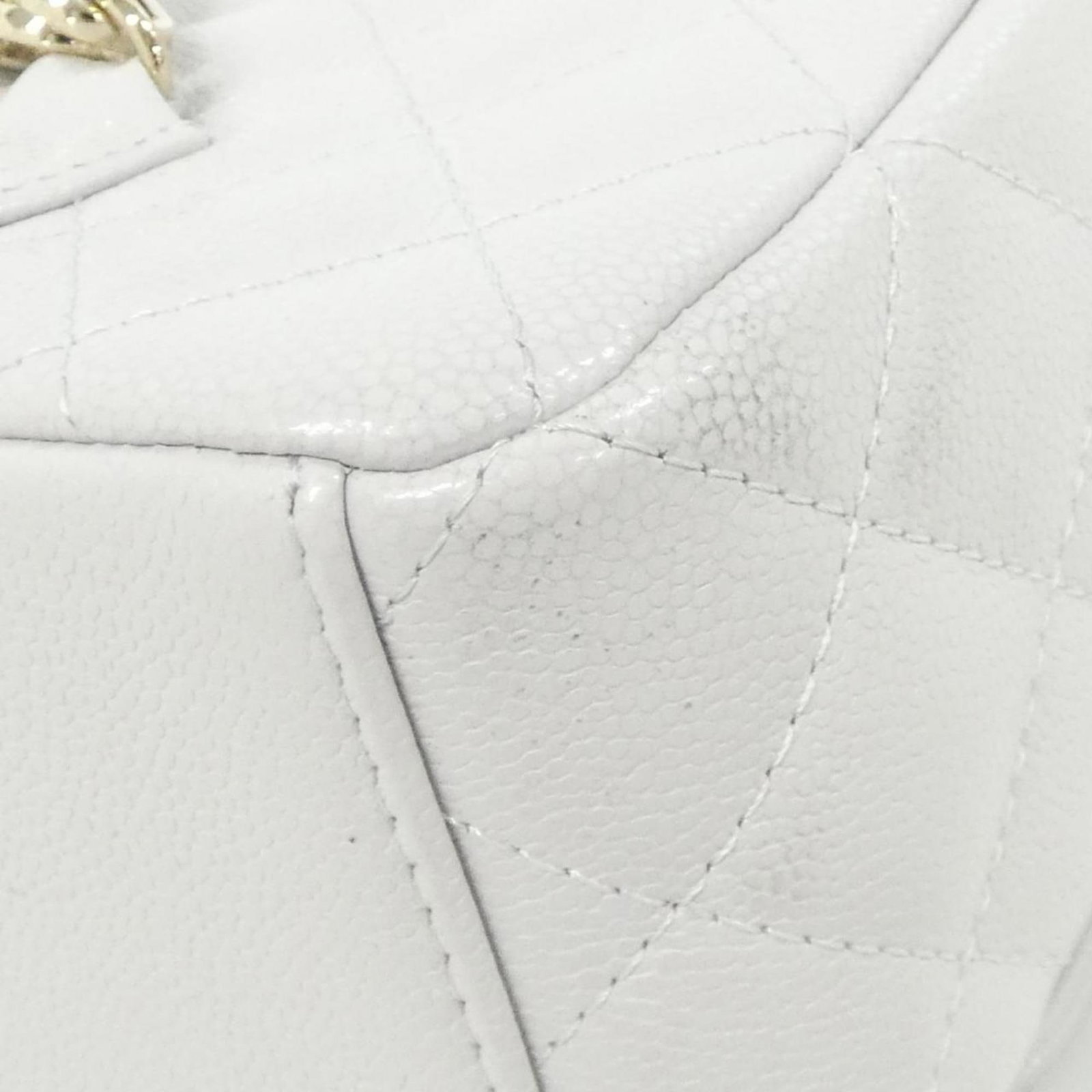 Calfskin Grained Chanel Backpack - 3
