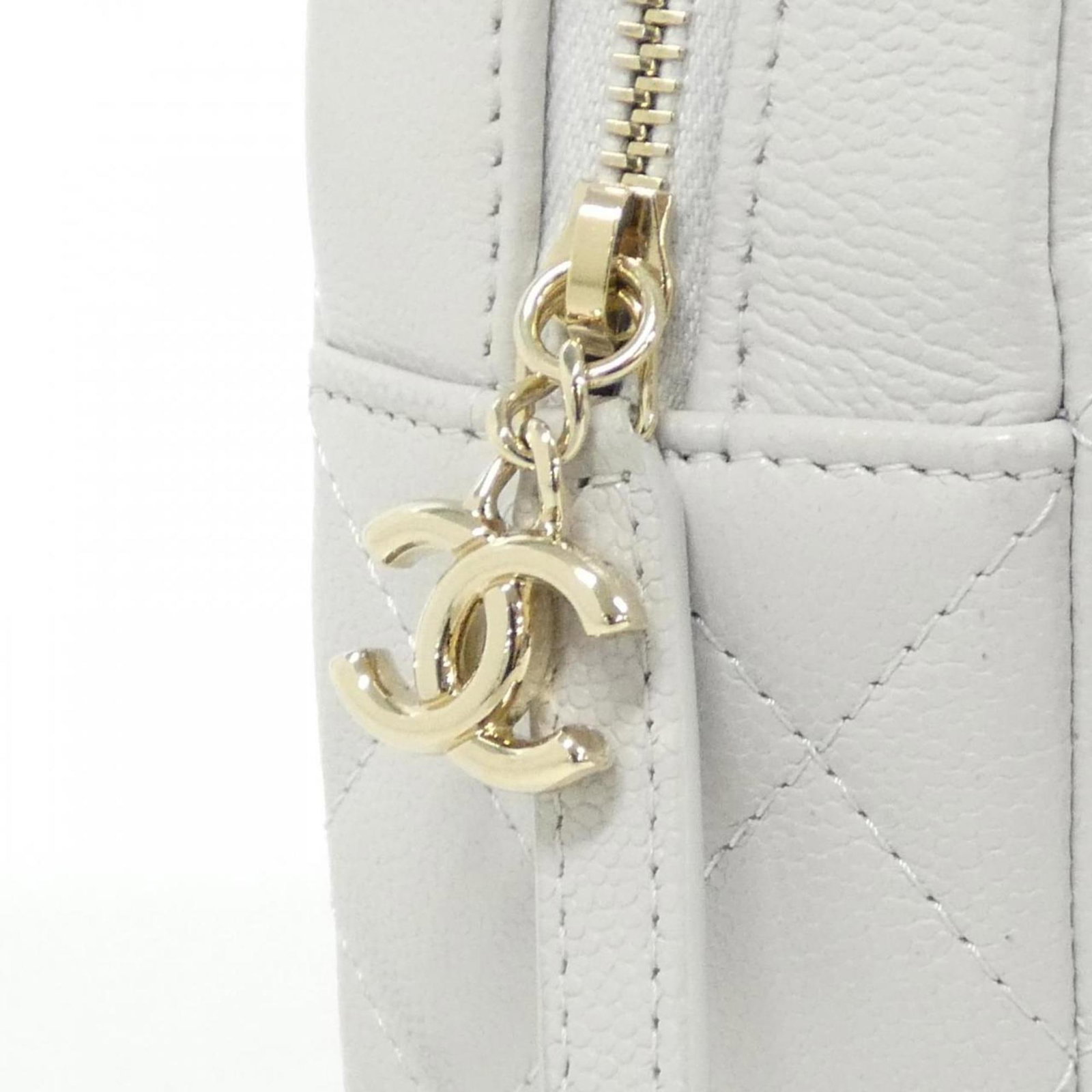 Calfskin Grained Chanel Backpack - 4