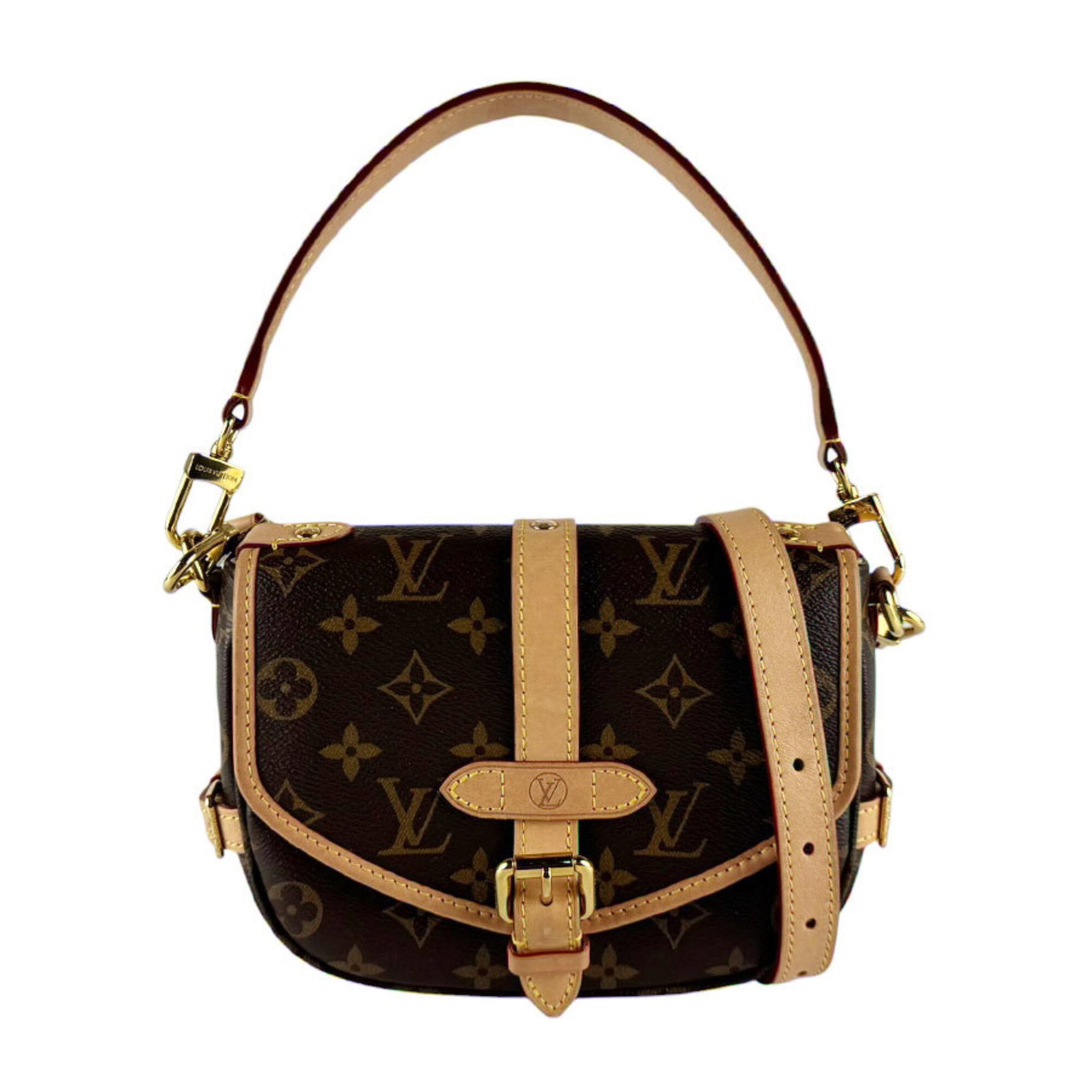 Monogram Louis Vuitton Handbag Shoulder: Monogram Louis Vuitton Handbag Shoulder Monogram Louis Vuitton Handbag Shoulder in Brown. This shoulder bag features the iconic Monogram pattern and is made from high-quality materials. With its class