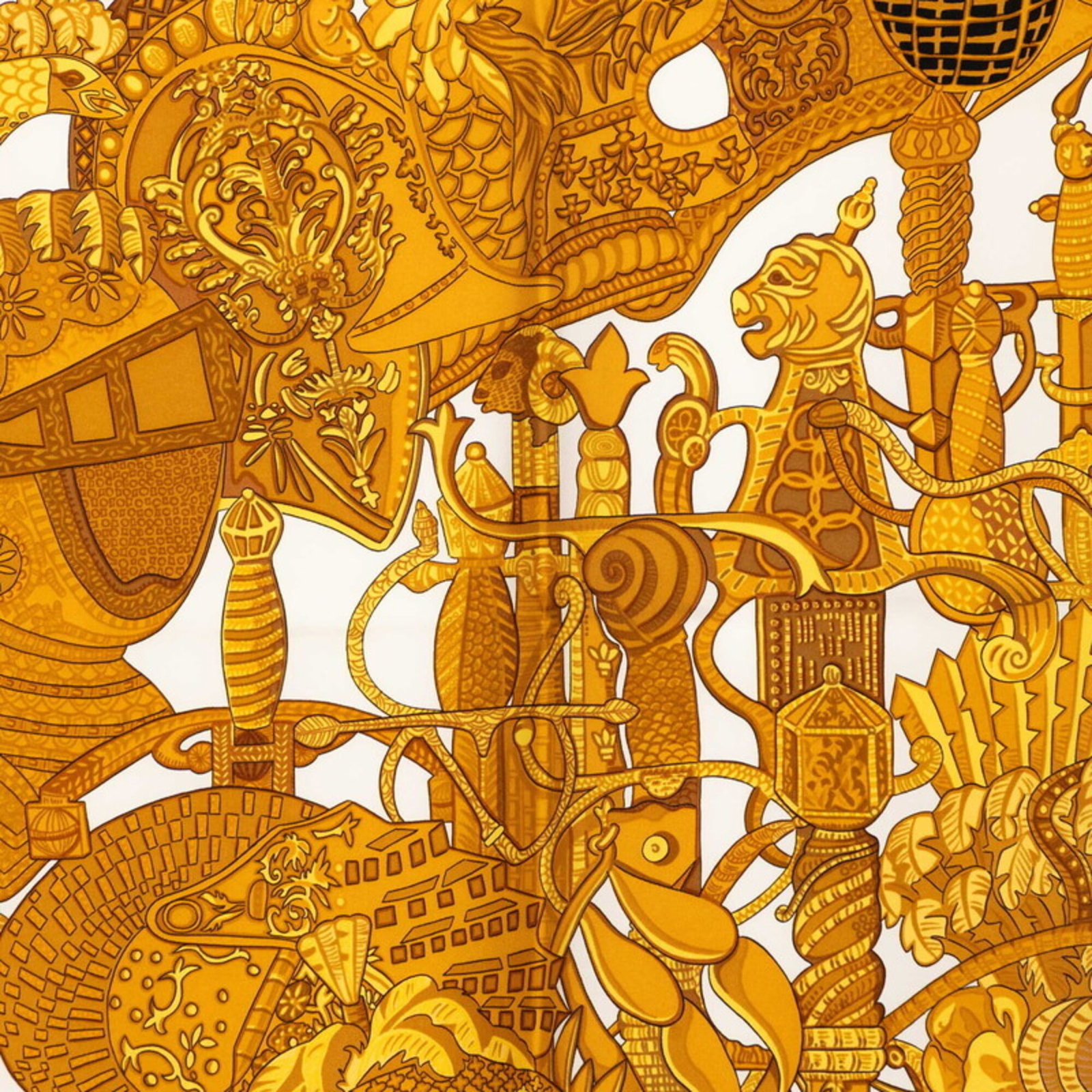Silk Hermes Scarf - 8
