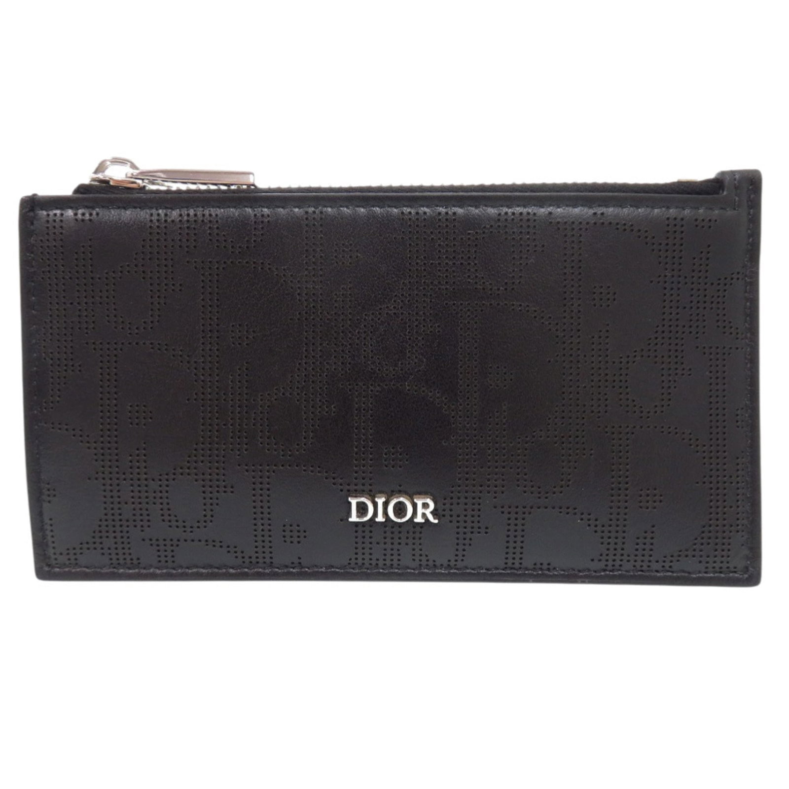 Dior Christian Coin Leather Purse: Dior Christian Coin Leather Purse The Dior Christian Coin Leather Purse is a sleek and sophisticated accessory, crafted from high-quality black leather. Its compact size and elegant design make it a
