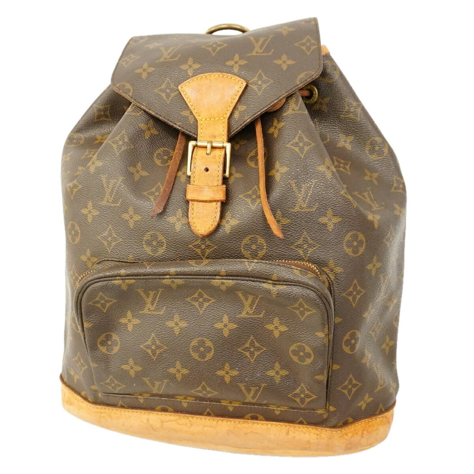 Louis Vuitton Backpack: Louis Vuitton Backpack Brown Louis Vuitton Backpack with classic design, featuring a 38cm x 31cm x 13cm size and durable construction. This stylish backpack is available in a timeless brown color,