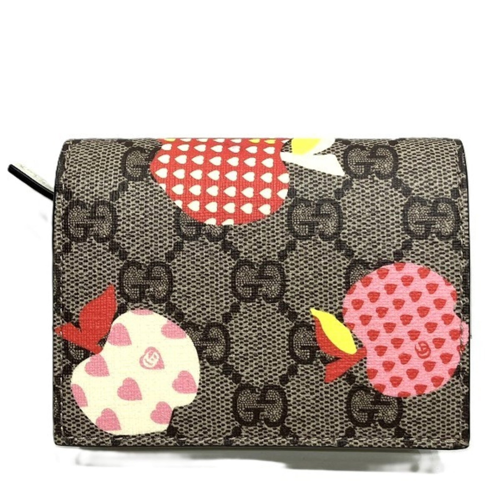 Gucci Coin Purse Case Gg Coin Supreme: Gucci Coin Purse Case Gg Coin Supreme The Gucci Coin Purse Case Gg Coin Supreme is a stylish and compact accessory, measuring 8cm x 11cm x 2cm, featuring the iconic GG Supreme design in a rich brown c