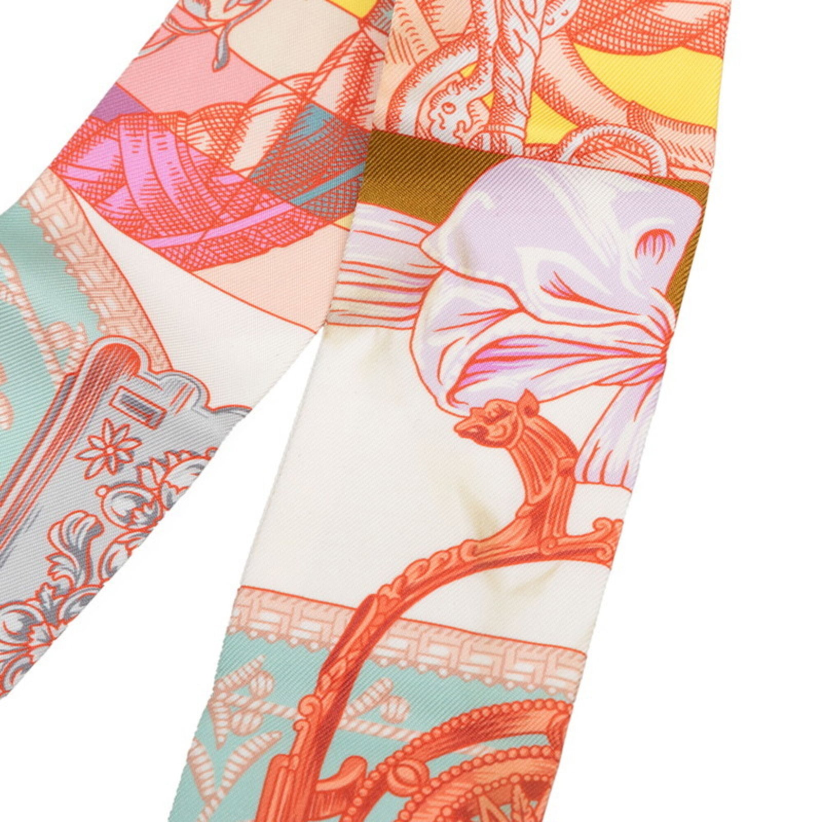 Silk Hermes Scarf - 2
