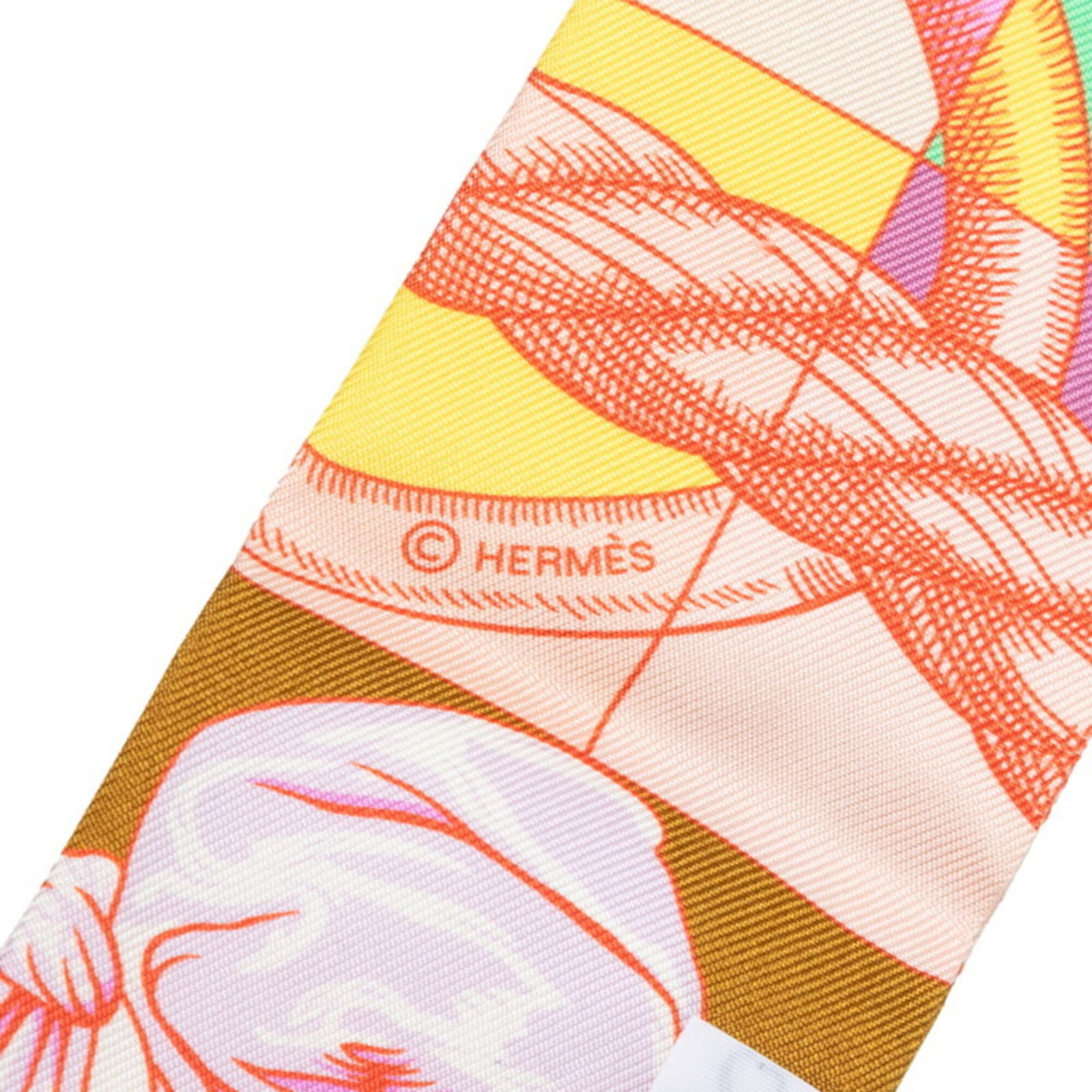 Silk Hermes Scarf - 3