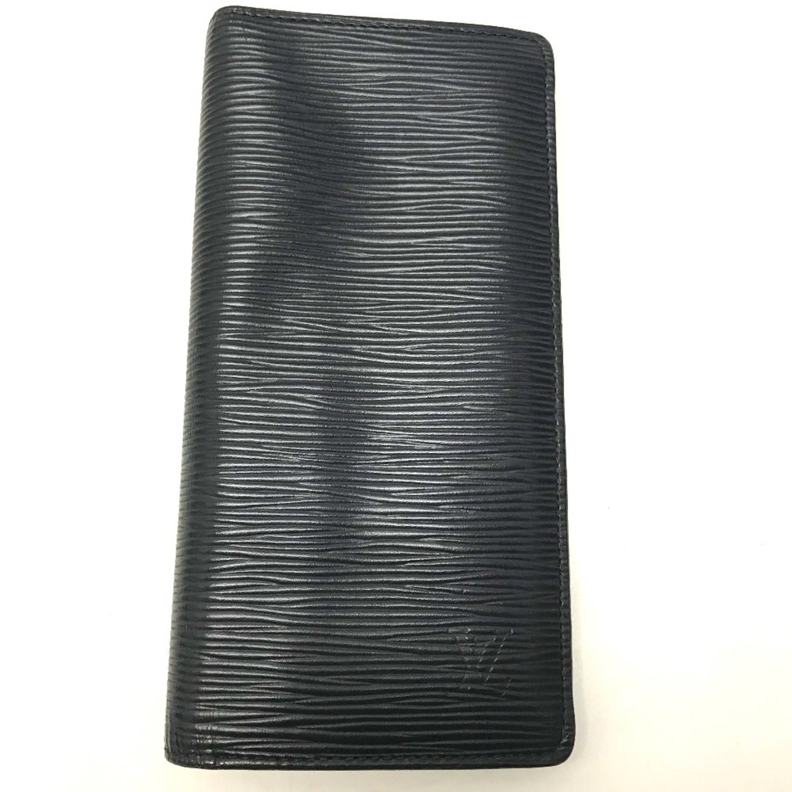 Louis Vuitton Long Wallet (Bi-Fold) Epi Leather: Louis Vuitton Long Wallet (Bi-Fold) Epi Leather The Louis Vuitton Long Wallet (Bi-Fold) Epi Leather is a classic, navy-colored accessory made from high-quality Epi leather. Measuring 18.5cm x 9cm, thi