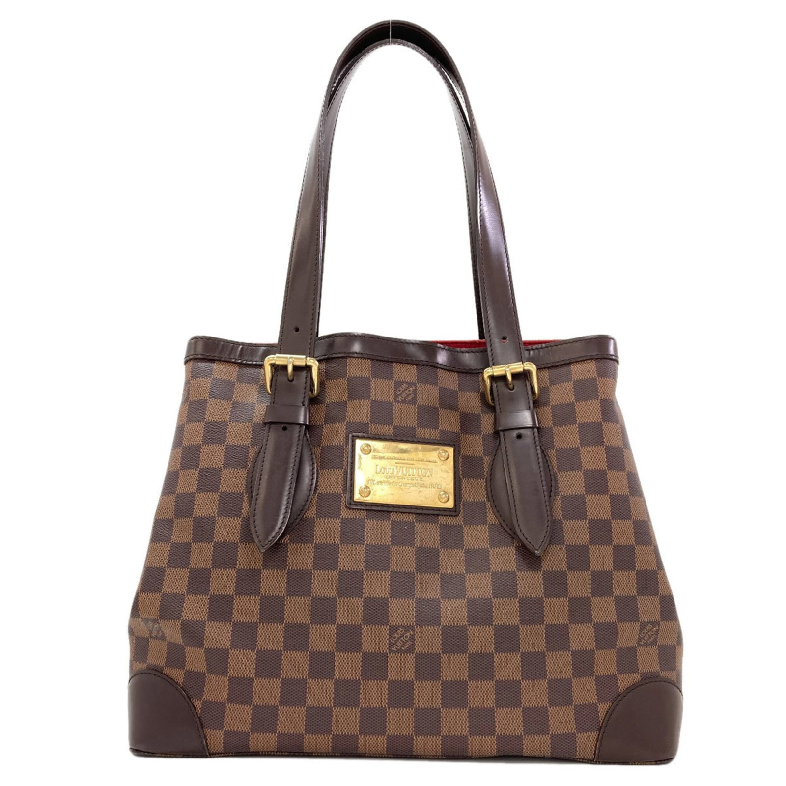 Damier Canvas Louis Vuitton Tote: Damier Canvas Louis Vuitton Tote Damier Canvas Louis Vuitton Tote features the iconic Damier pattern in Ebene, a timeless design that exudes classic elegance. This stylish tote bag boasts a sturdy