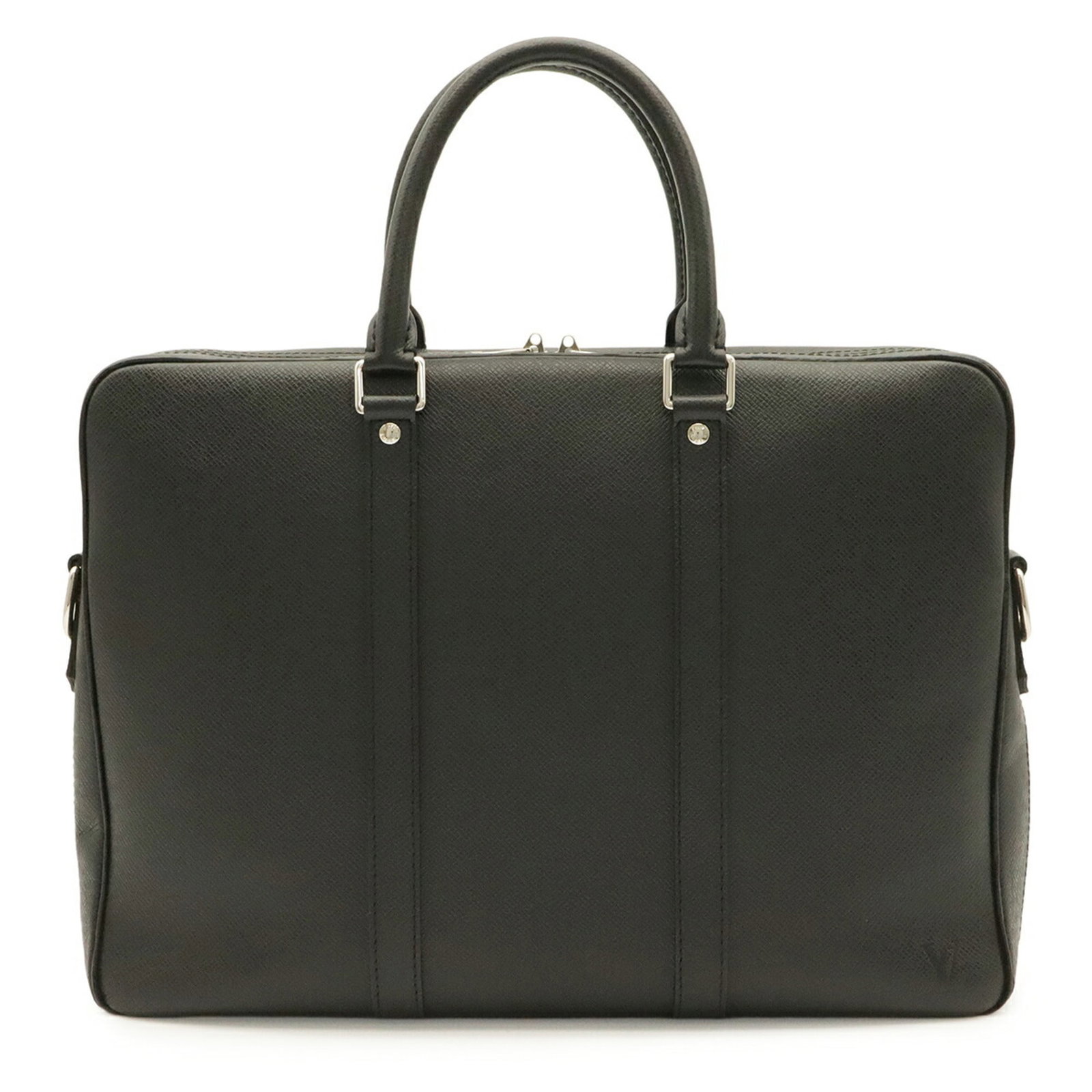 Handbag Taiga Leather Louis Vuitton: Handbag Taiga Leather Louis Vuitton Taiga leather, a rich and luxurious material, adorns this Louis Vuitton handbag, crafted with attention to detail and a classic design that exudes timeless
