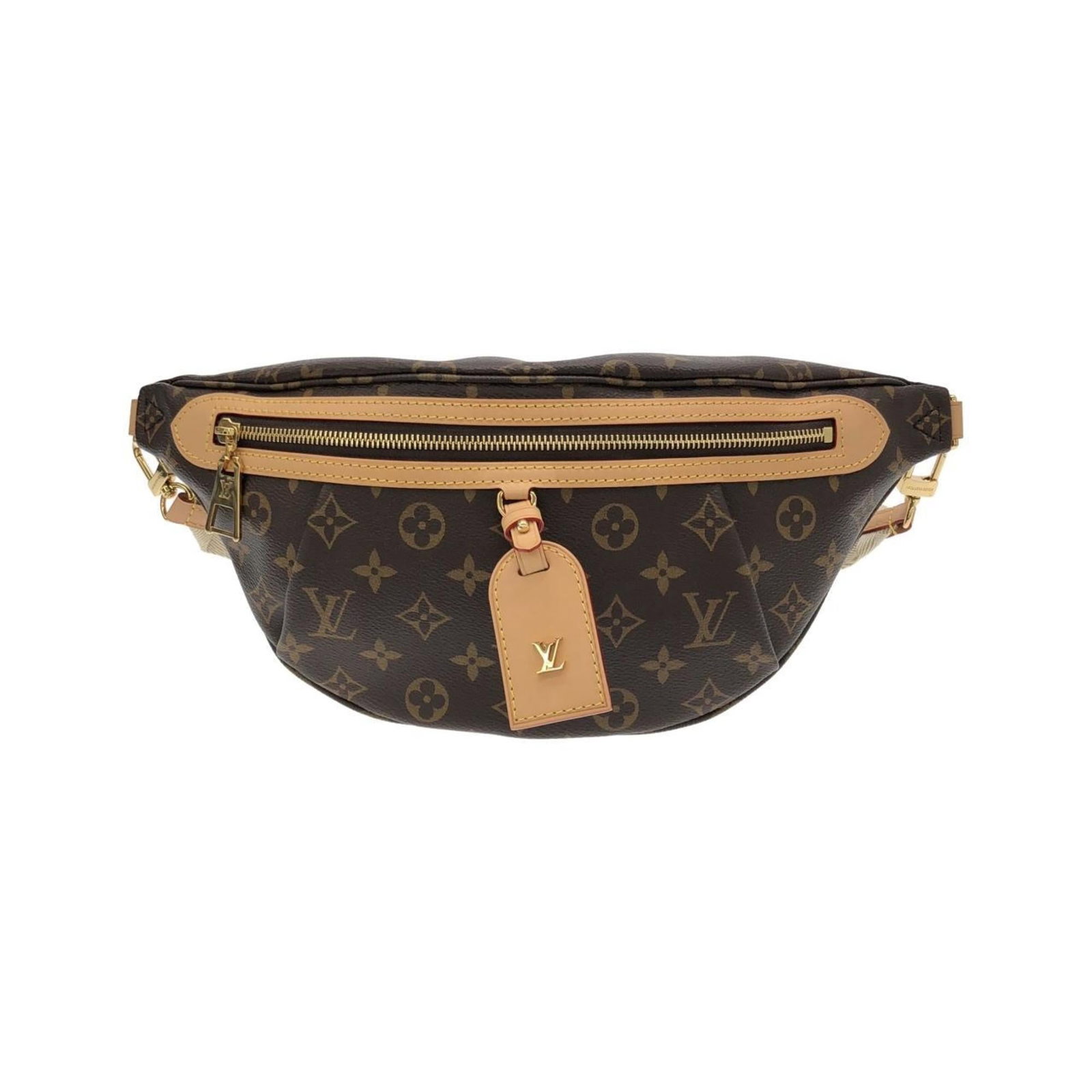 Louis Vuitton Handbag Coated Canvas: Louis Vuitton Handbag Coated Canvas Coated canvas construction adds a touch of modernity to this Louis Vuitton handbag, while the marron color and gold hardware evoke a timeless elegance. The bag's