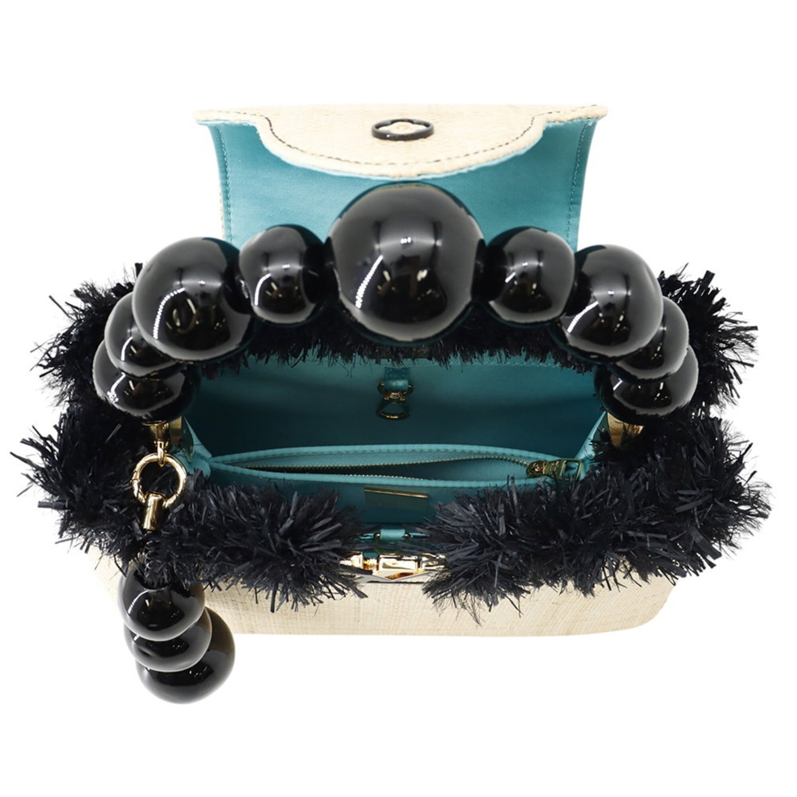 Handbag Raffia Louis - 5