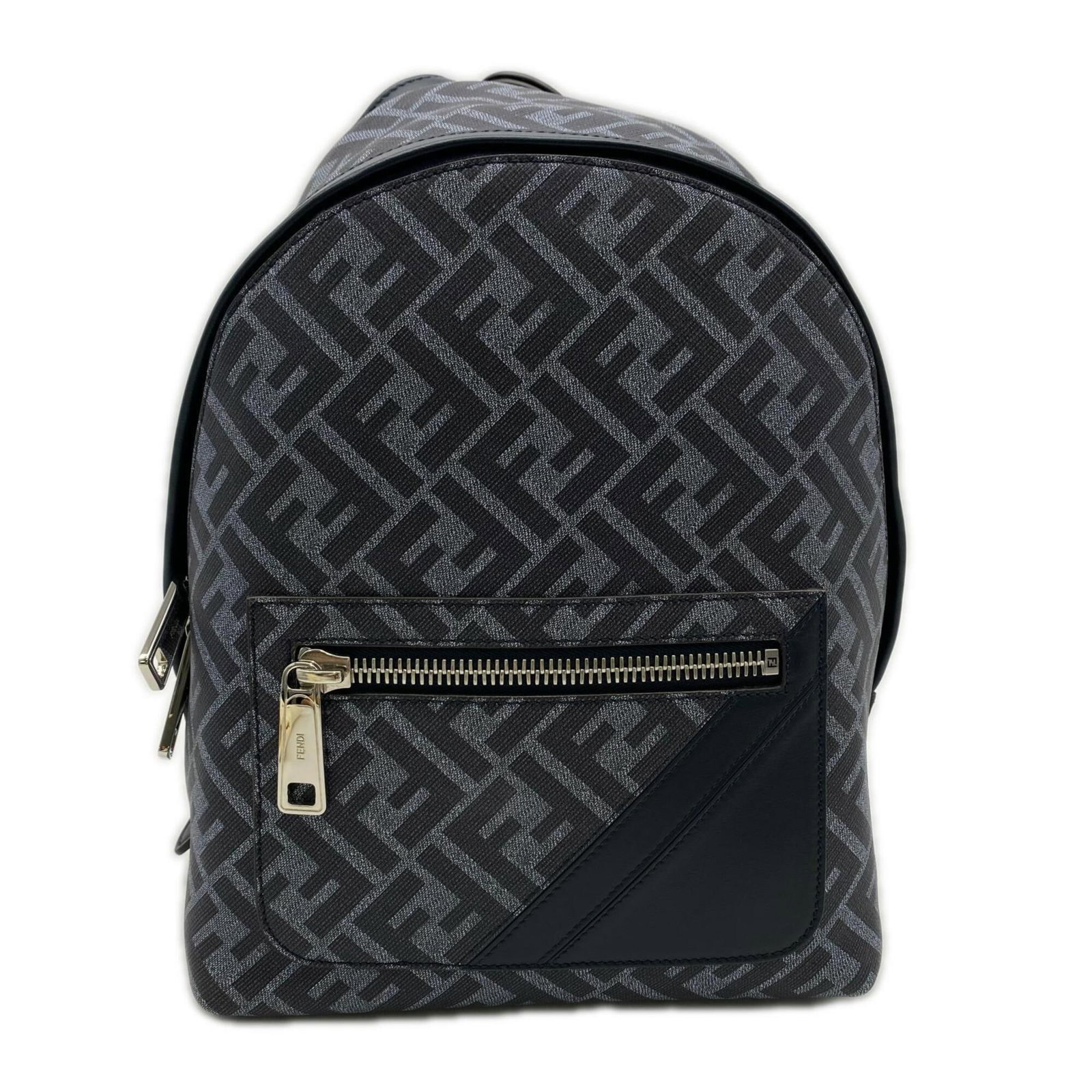 Canvas Backpack Coated Fendi: Canvas Backpack Coated Fendi Canvas Backpack Coated Fendi - A stylish and functional backpack with a unique coated canvas material, available in a striking blue color. The backpack features a zipper c