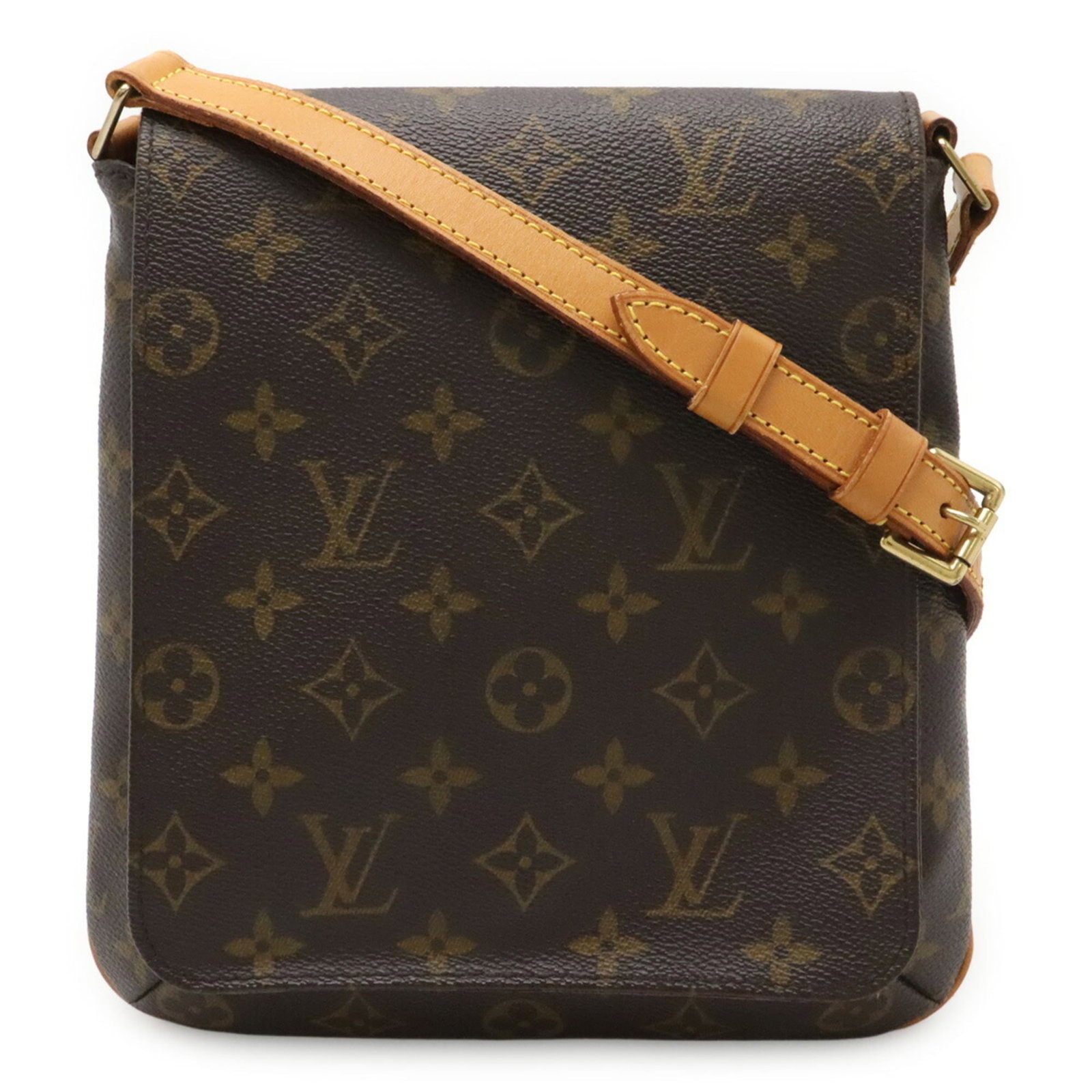 Shoulder Bag Monogram Louis Vuitton: Shoulder Bag Monogram Louis Vuitton Brown Monogram Louis Vuitton Shoulder Bag with 75cm Strap Length. This 24cm x 23cm x 4.5cm shoulder bag features the iconic Monogram pattern in brown, with a