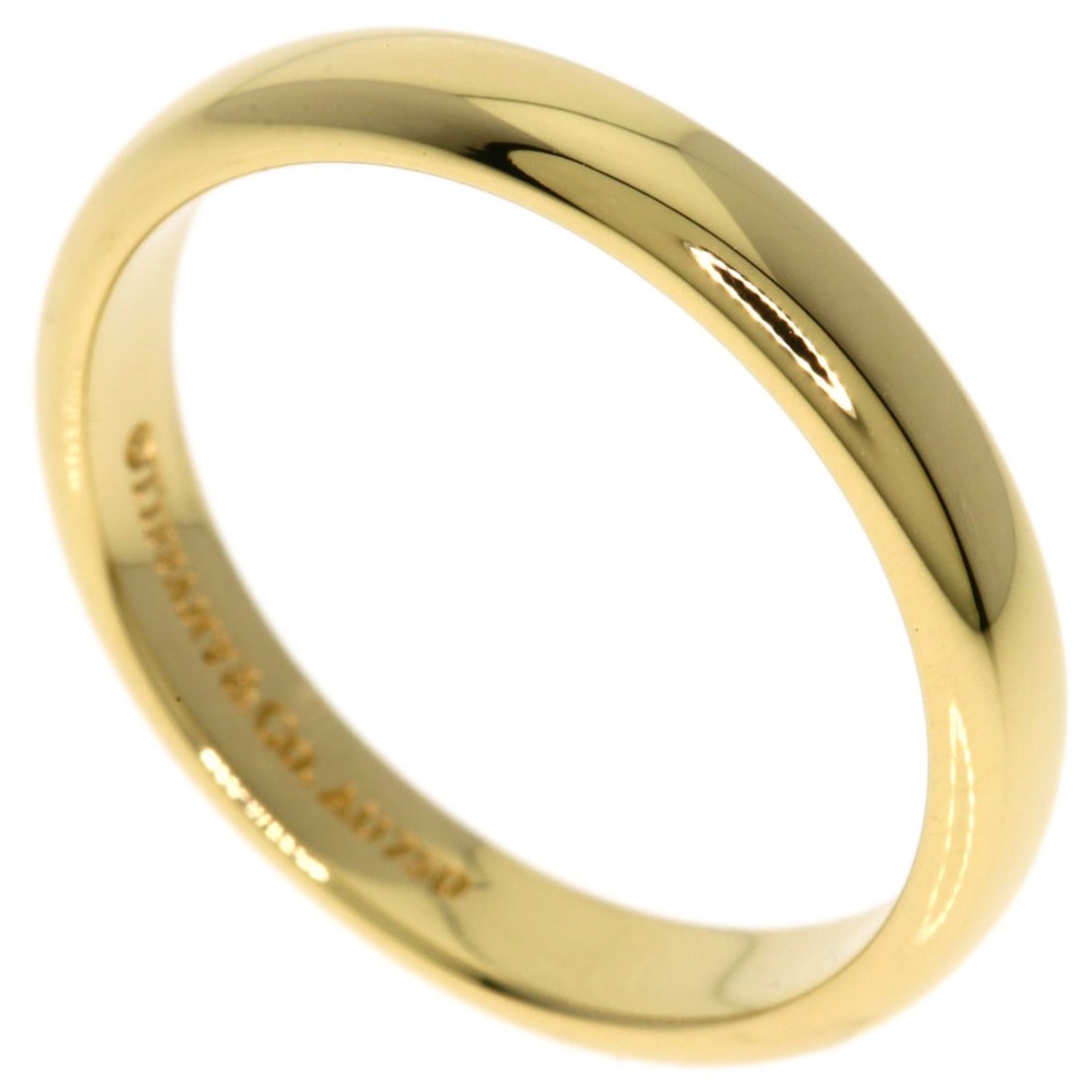 Yellow Gold Tiffany K18 Ring Wedding: Yellow Gold Tiffany K18 Ring Wedding K18 Yellow Gold Tiffany Ring for the discerning collector, this stunning piece boasts a rich, warm gold hue and a sleek, open design that showcases its intricate