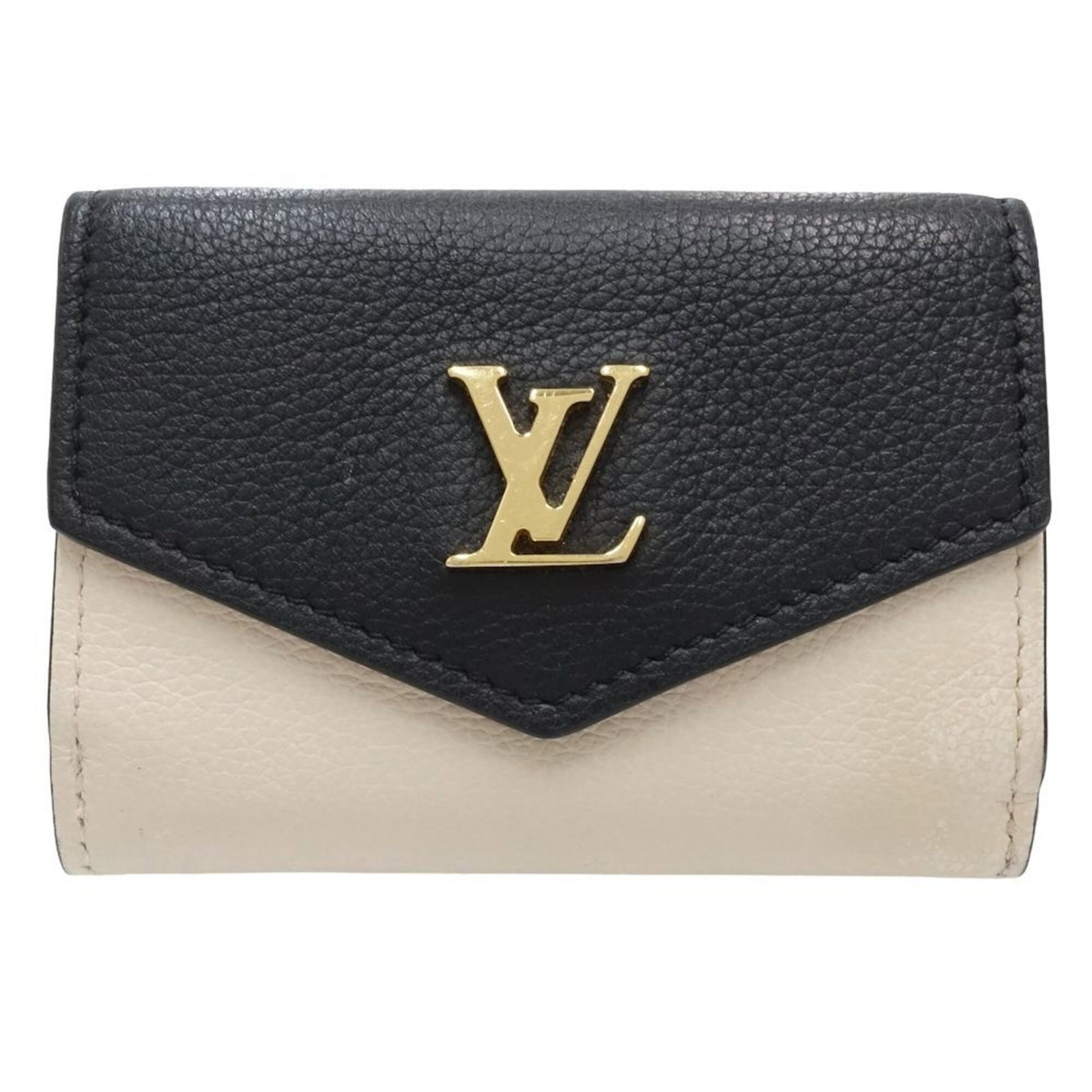 Cuir Ombre Leather Louis Vuitton Tri Fold Wallet: Cuir Ombre Leather Louis Vuitton Tri Fold Wallet Cuir Ombre leather Louis Vuitton tri-fold wallet features a unique beige pink and black color combination, adding a touch of elegance to any outfit. Th