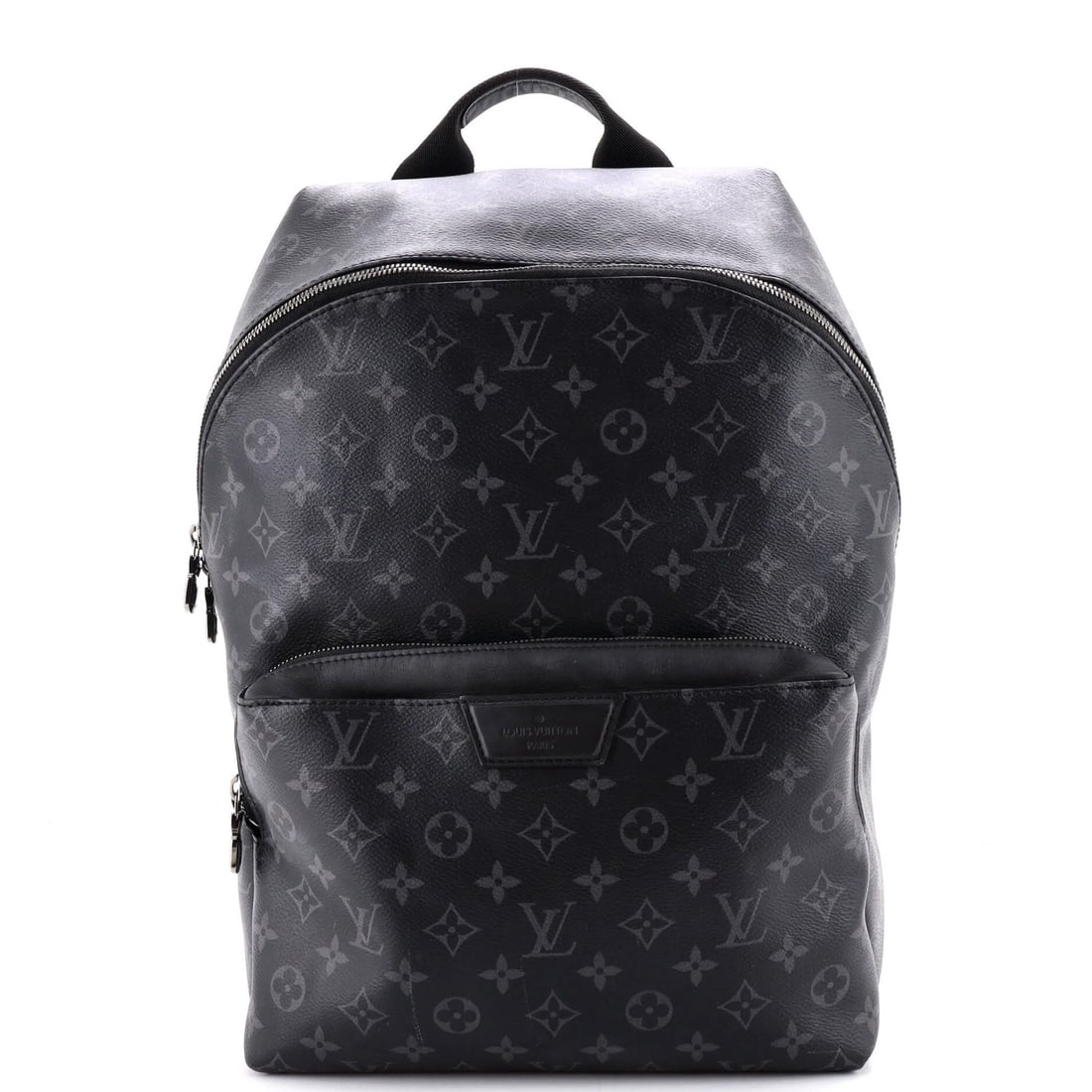 Canvas Monogram Eclipse Louis Vuitton Discovery Backpack: Canvas Monogram Eclipse Louis Vuitton Discovery Backpack Canvas Monogram Eclipse Louis Vuitton Discovery Backpack - A stylish and functional backpack with a distinctive black canvas exterior,