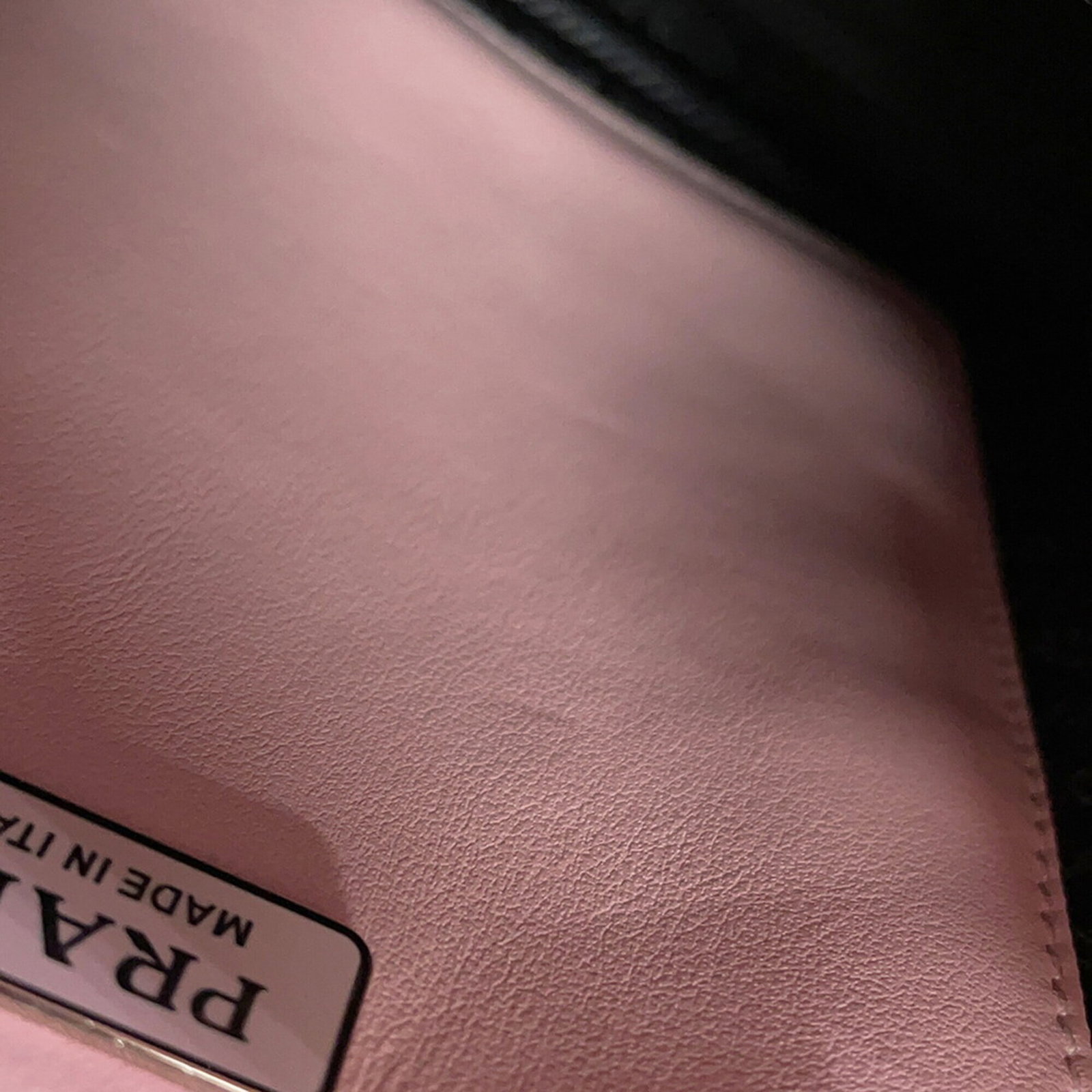 Handbag Leather Prada - 12
