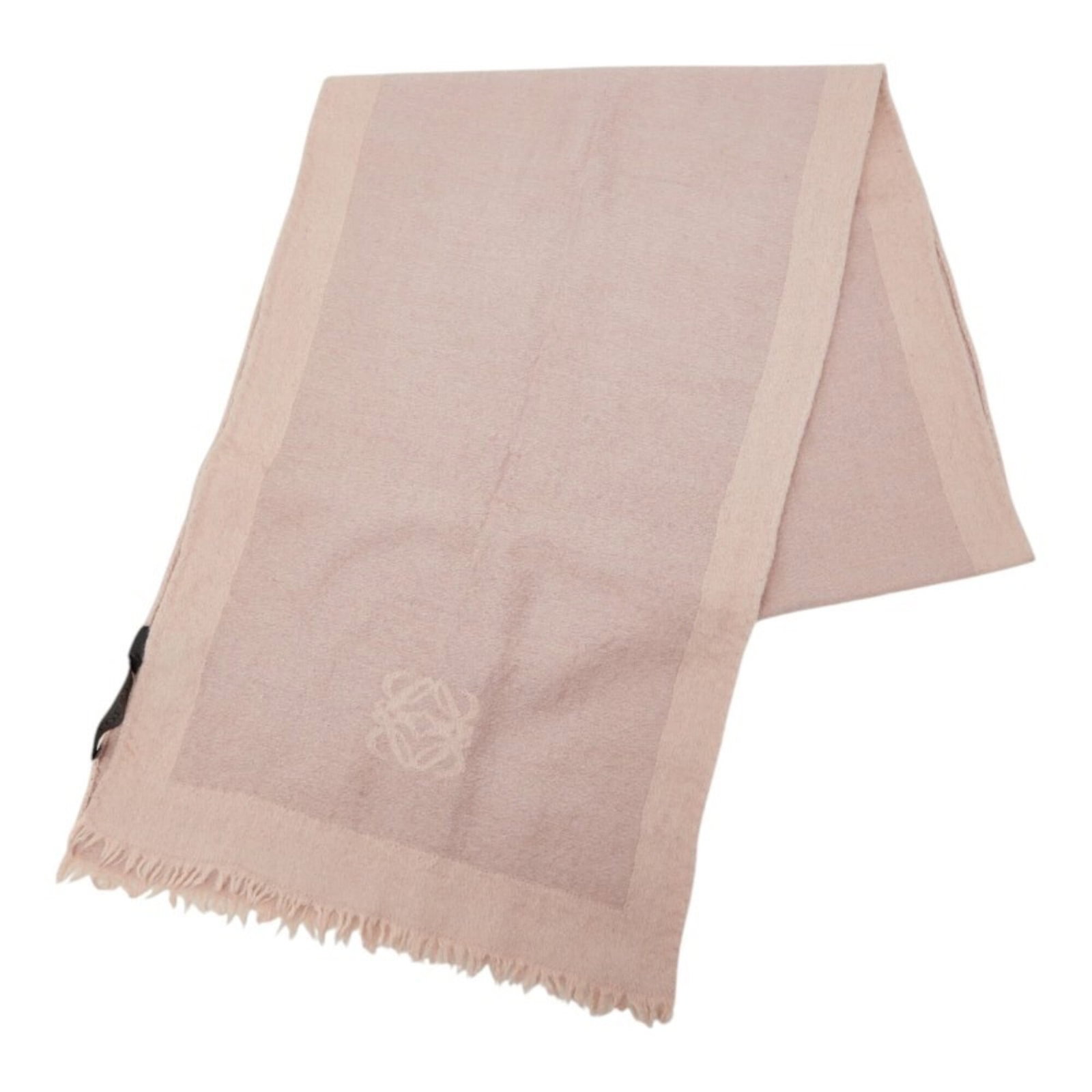 Loewe Silk Wool Scarf: Loewe Silk Wool Scarf Silk and wool blend creates a luxurious texture in this 1.62m x 28.5cm pink scarf from Loewe, a renowned fashion house. The scarf's vibrant color and elegant dimensions make it a
