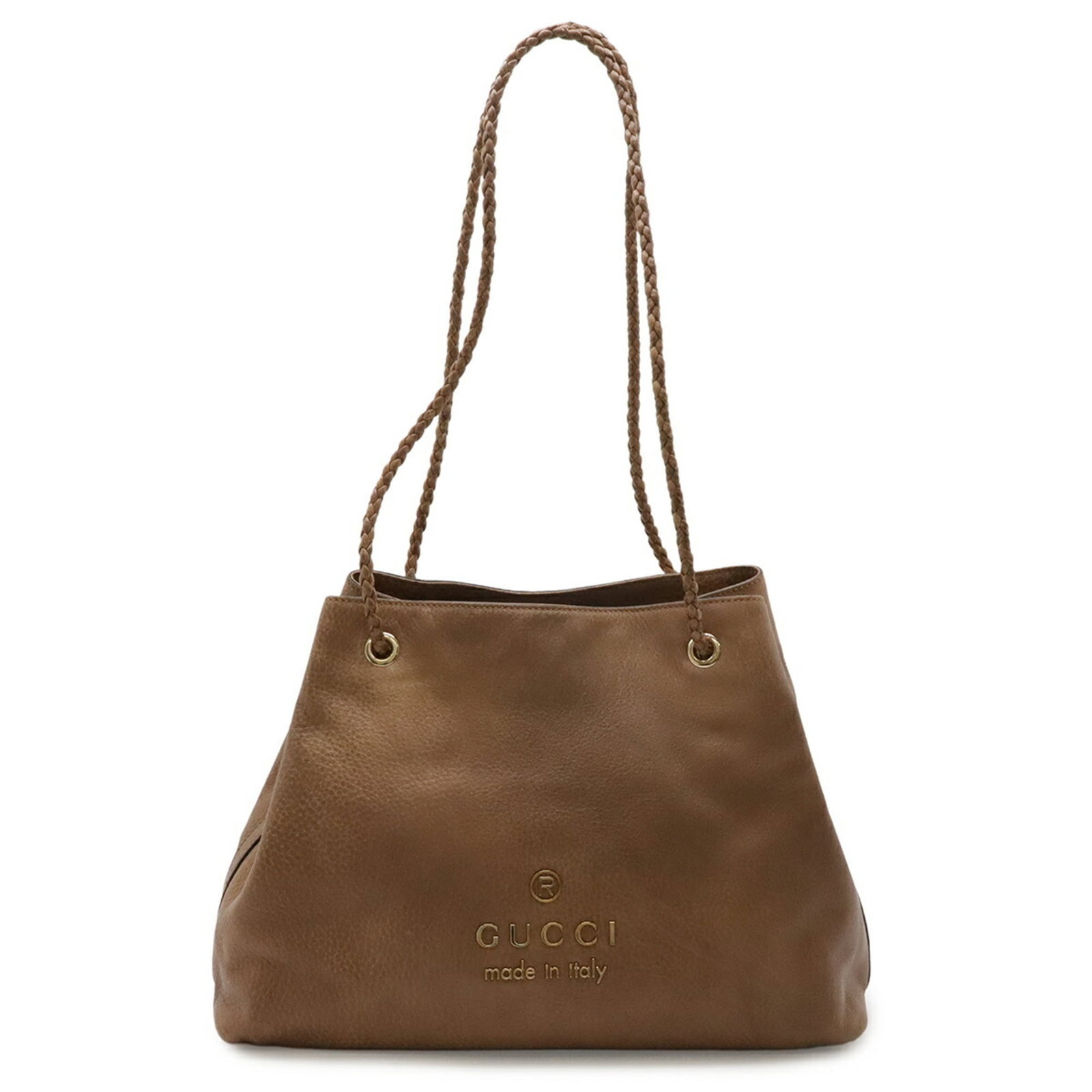 Shoulder Bag Gucci Leather Tote: Shoulder Bag Gucci Leather Tote Brown Gucci Leather Shoulder Bag Tote with Classic Design. Made from high-quality leather, this shoulder bag measures 25cm x 35cm x 12cm and weighs 540g. Perfectly