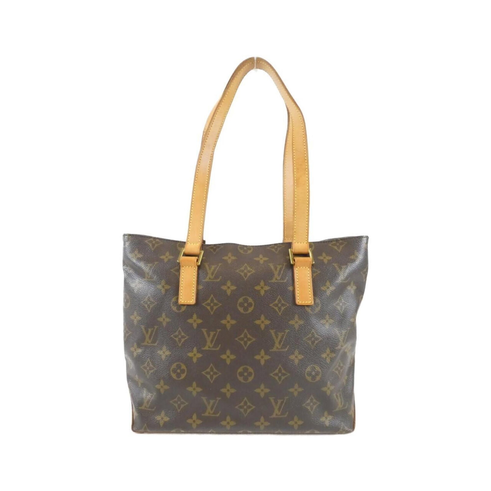 Louis Vuitton Handbag Coated Canvas: Louis Vuitton Handbag Coated Canvas Coated canvas construction provides a durable and stylish finish to this Louis Vuitton handbag, while the brown color adds a touch of timeless elegance. Measuring