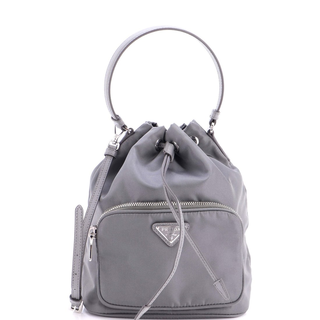 Drawstring Bucket Bag Re Nylon Small Prada (1 of 5)