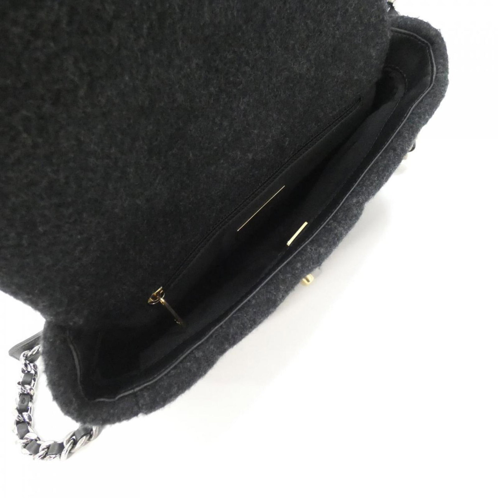 Shoulder Bag Wool Chanel - 9