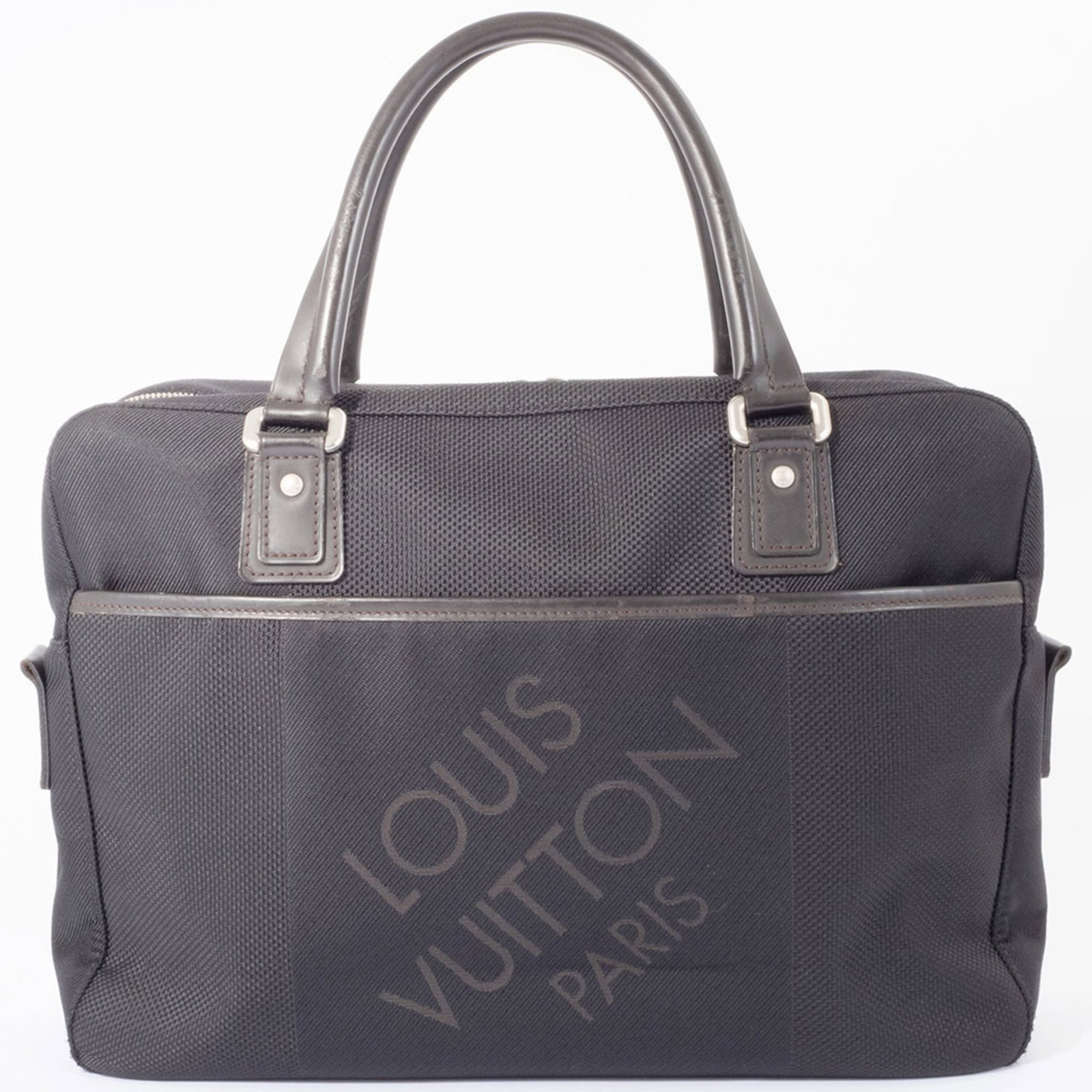 Damier Geant Tote Bag Louis Vuitton: Damier Geant Tote Bag Louis Vuitton Black Damier Geant Tote Bag with Zipper Closure, 27cm x 38cm x 9cm, 43cm Handle Length. Made from Damier Geant material, this tote bag features a classic design