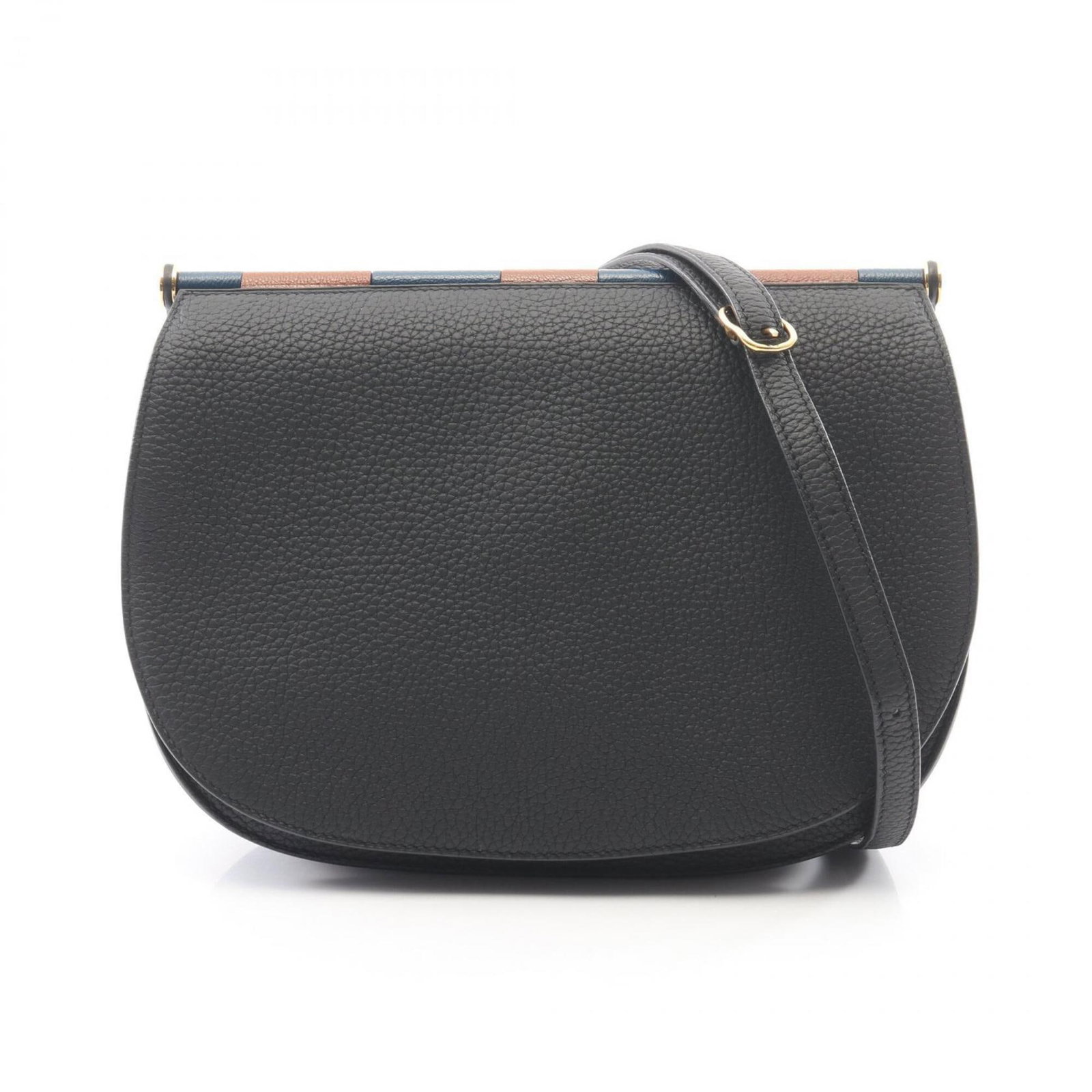 Handbag Togo Leather Chevre Leather Hermes Shoulder Bag: Handbag Togo Leather Chevre Leather Hermes Shoulder Bag Togo and Chevre leather come together in this sleek black shoulder bag from Hermes, featuring gold hardware and a spacious interior. The bag's