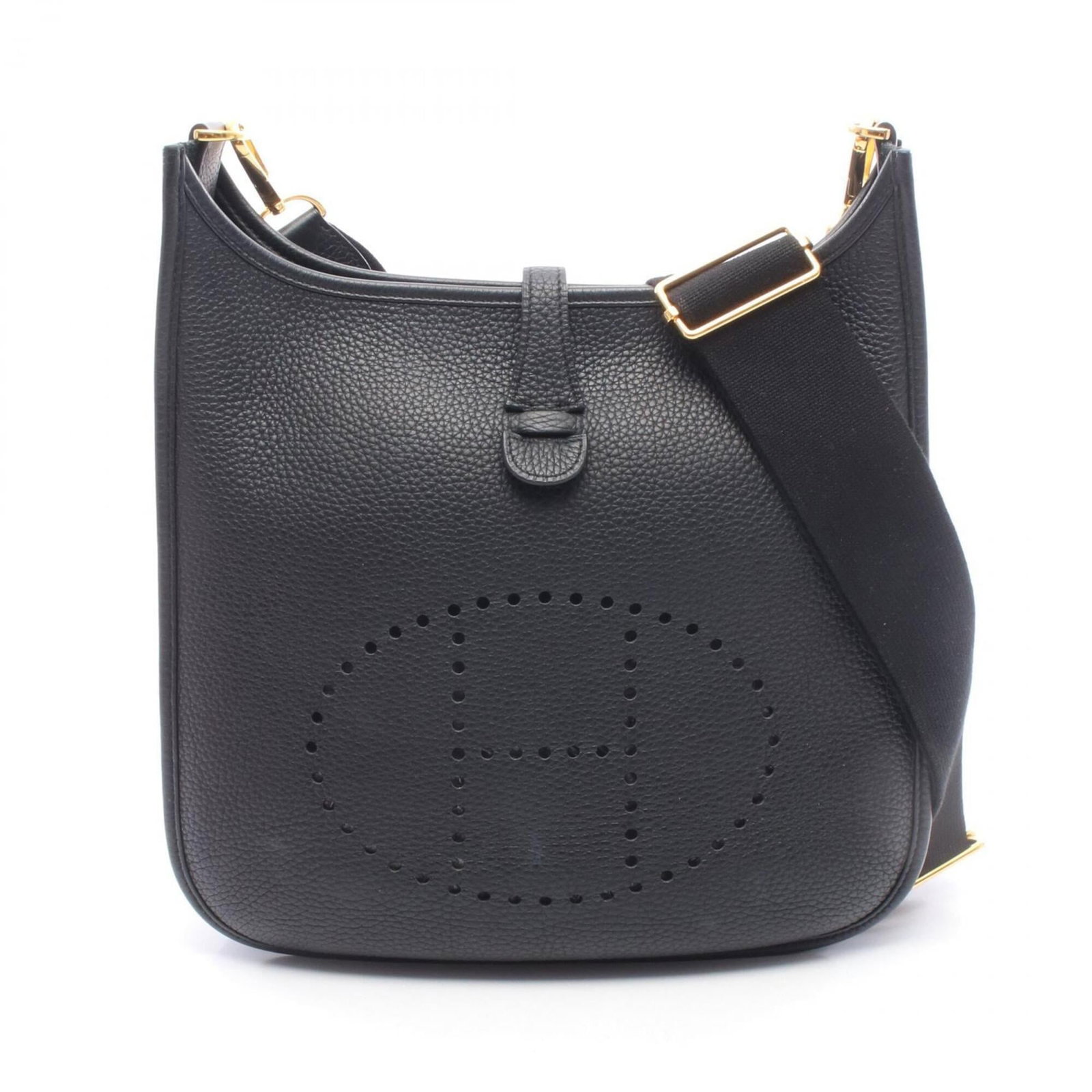 Clemence Taurillon Leather Shoulder Bag Hermes Handbag: Clemence Taurillon Leather Shoulder Bag Hermes Handbag Taurillon clemence leather is a unique and luxurious material, known for its distinctive texture and rich color. This black shoulder bag from
