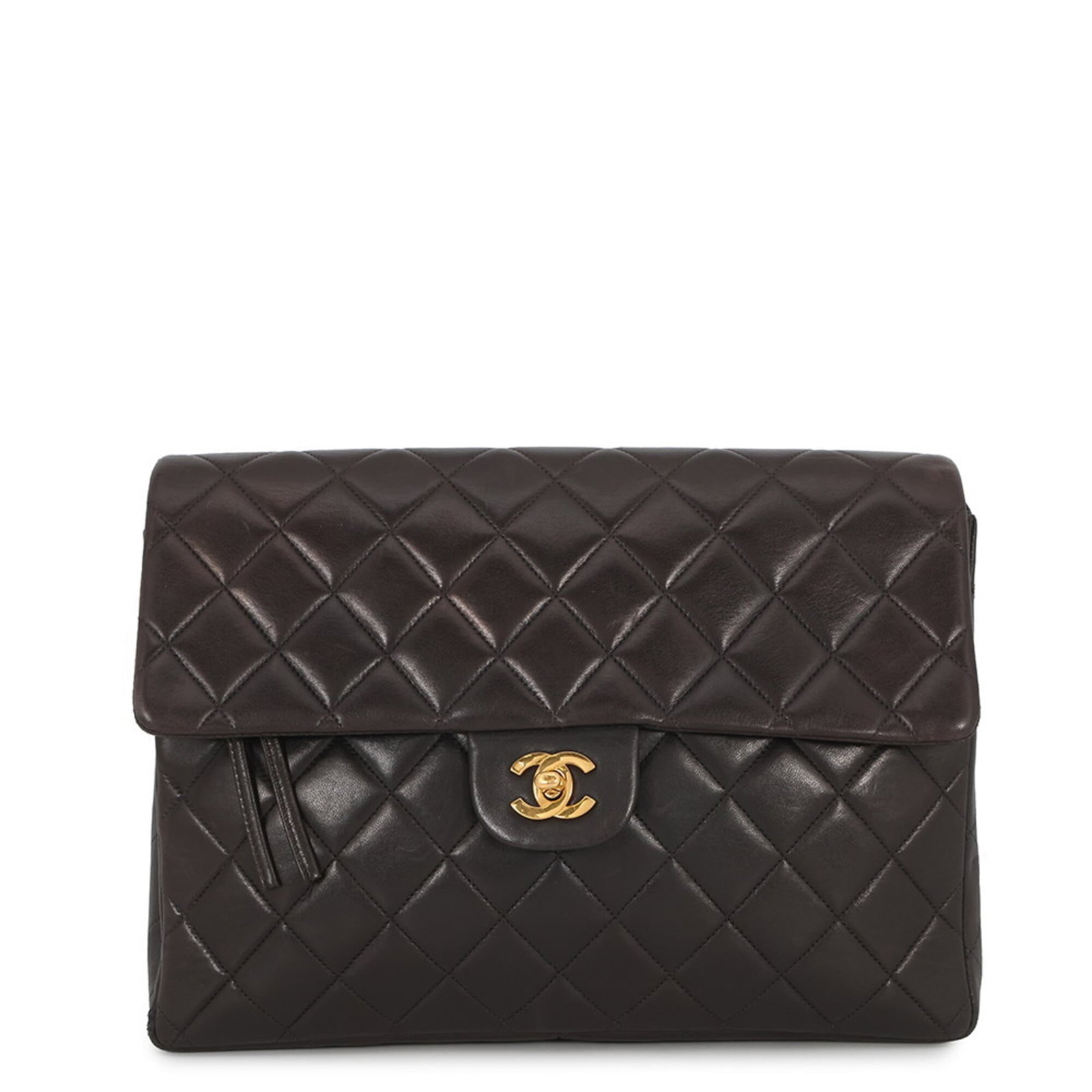 Handbag Leather from Chanel: Handbag Leather from Chanel Handbag Leather from Chanel is made from high-quality leather, a hallmark of the French fashion brand. Measuring 22cm x 30cm x 8cm, this black leather handbag is a classic
