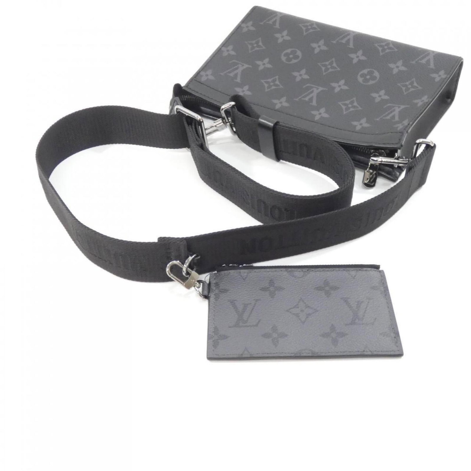 Monogram Eclipse Vuitton Bag Shoulder Louis - 4