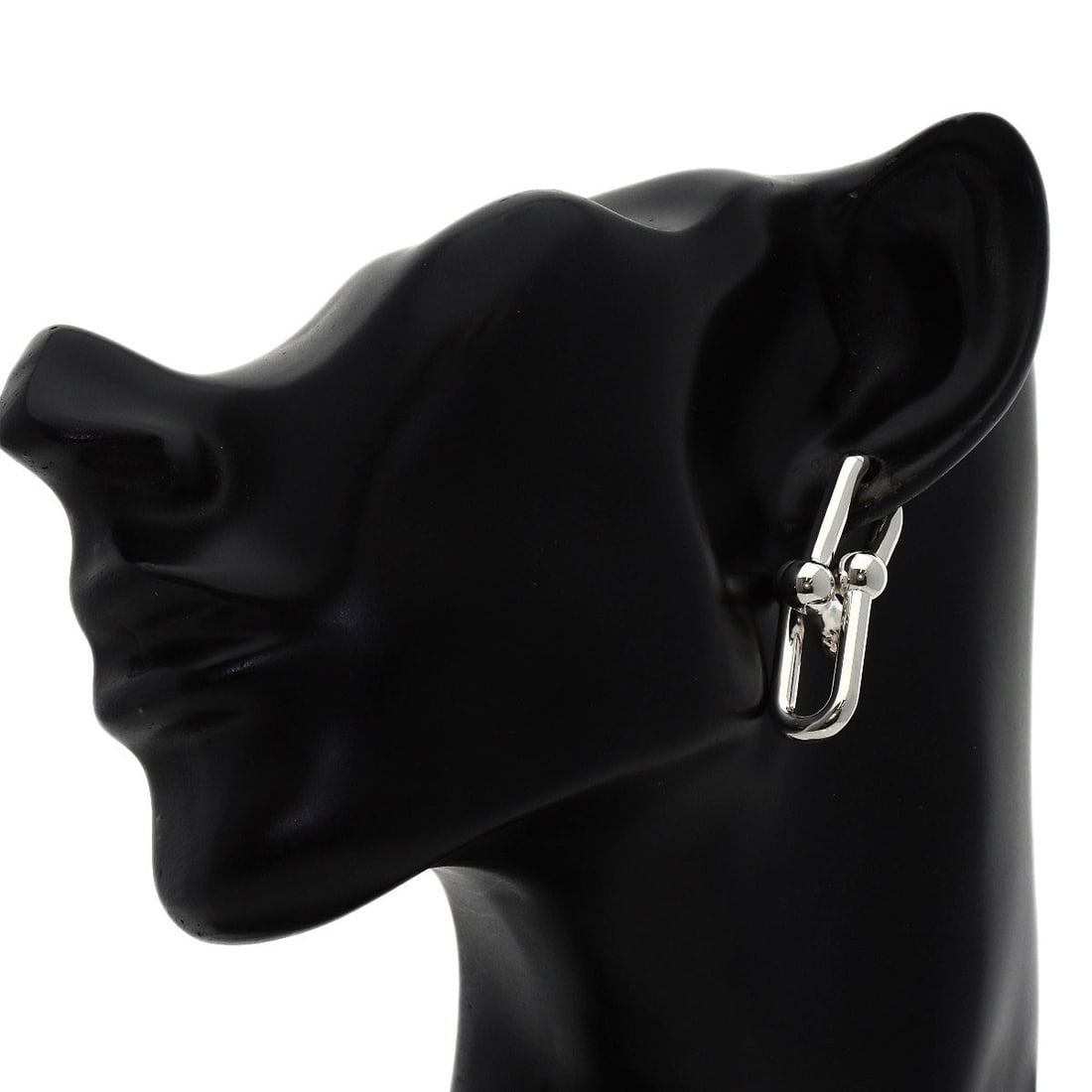 Tiffany Co Hardware Silver Earring - 3