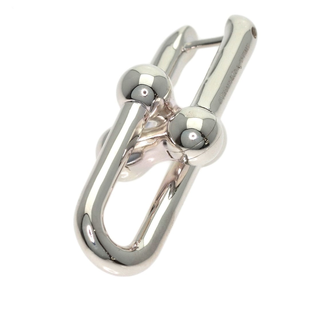 Tiffany Co Hardware Silver Earring - 5