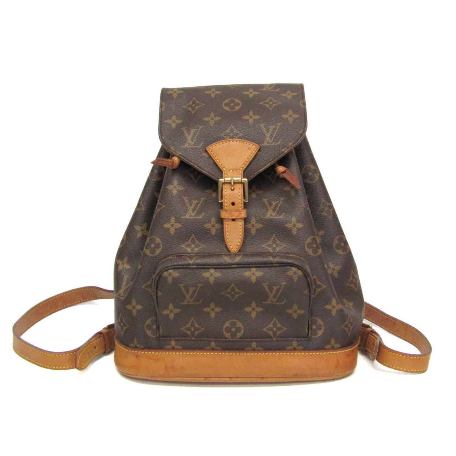 Vuitton Louis Monogram Backpack: Vuitton Louis Monogram Backpack The Vuitton Louis Monogram Backpack is a stylish and functional accessory from the iconic French brand. Featuring the signature Montsouris MM M51136 design, this brown
