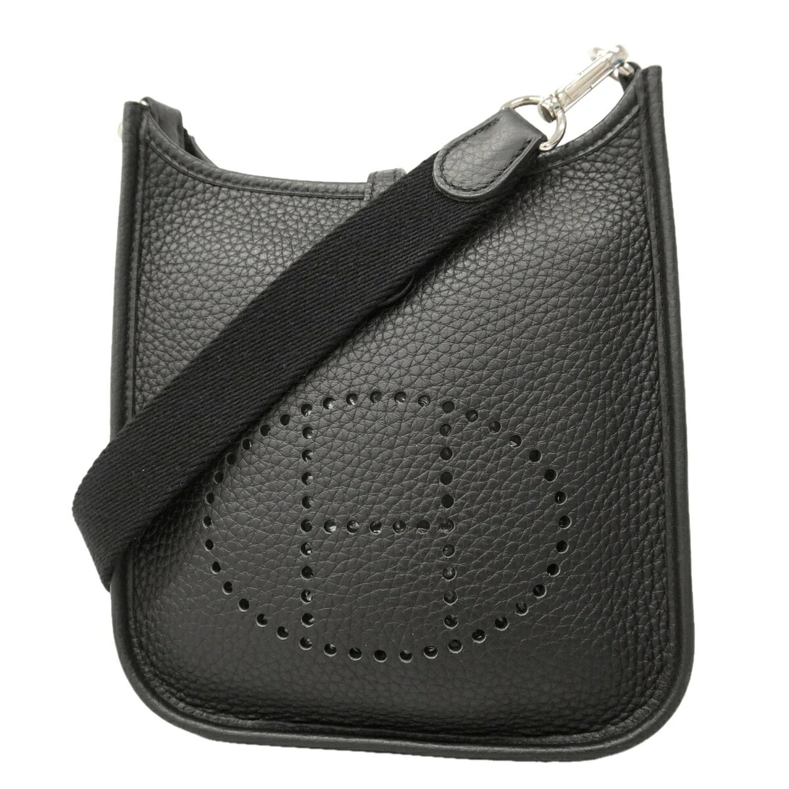 Hermes Shoulder Bag Taurillon Clemence Leather: Hermes Shoulder Bag Taurillon Clemence Leather The Taurillon Clemence leather shoulder bag from Hermes boasts sleek lines and a sophisticated design, crafted from high-quality black Taurillon