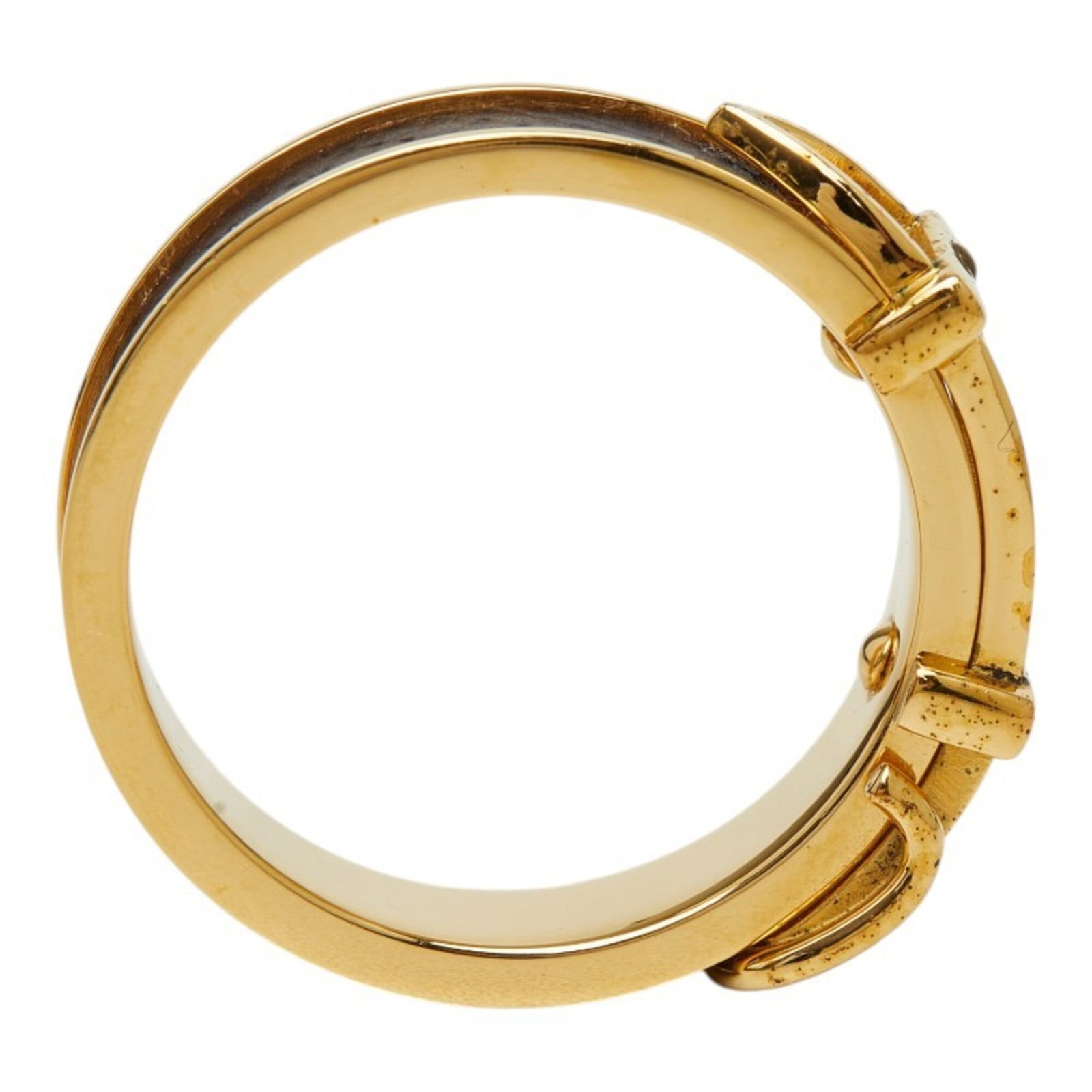 Hermes Leather Scarf Ring - 5