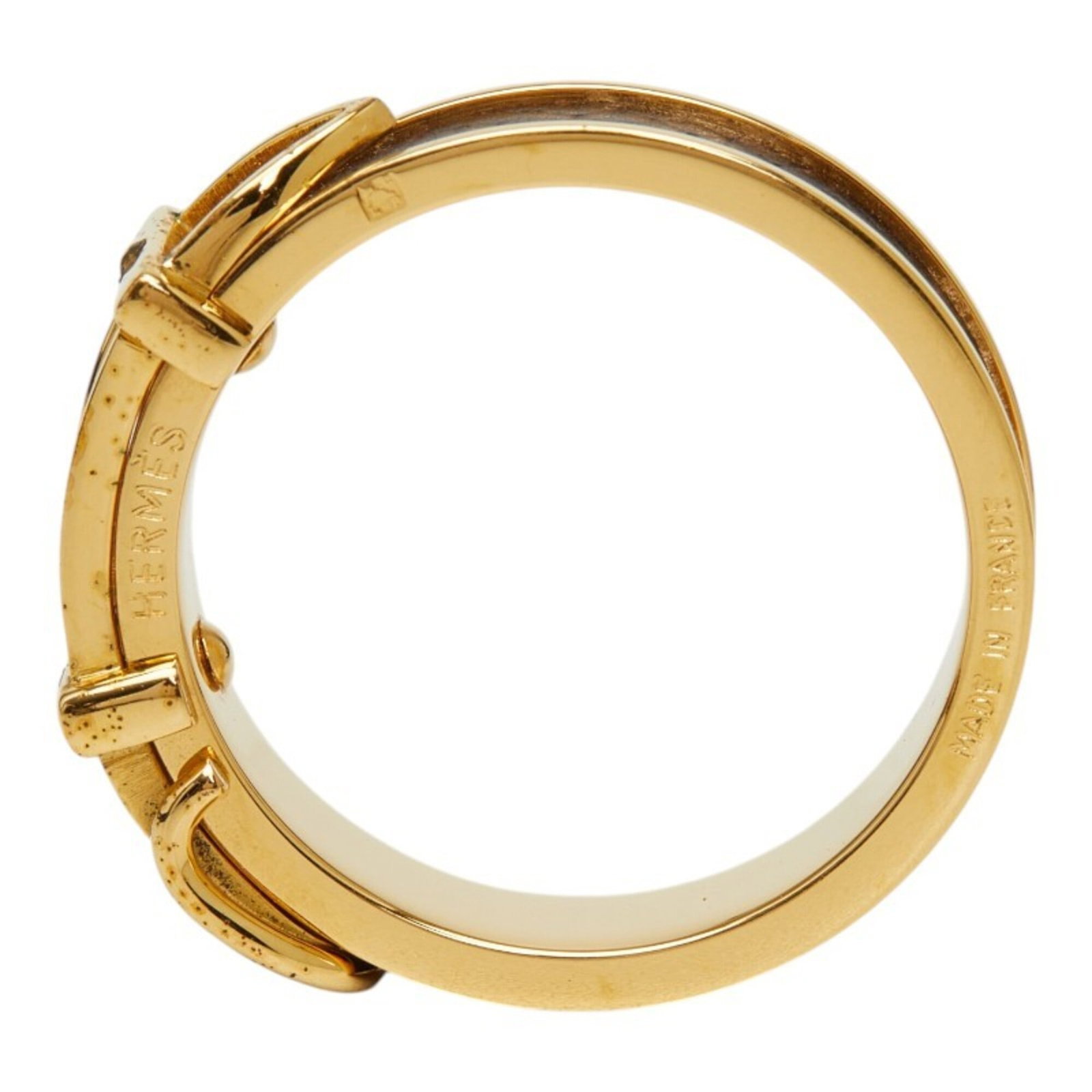 Hermes Leather Scarf Ring - 6