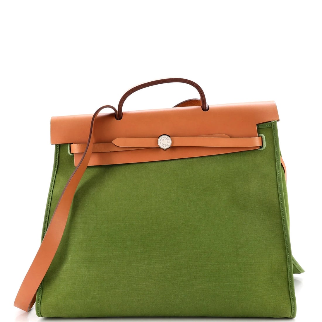 Hermes Herbag Zip Leather Toile 39: Hermes Herbag Zip Leather Toile 39 The Hermes Herbag Zip Leather Toile 39 is a stylish and versatile handbag, featuring a durable leather exterior with a canvas interior, and a functional zip