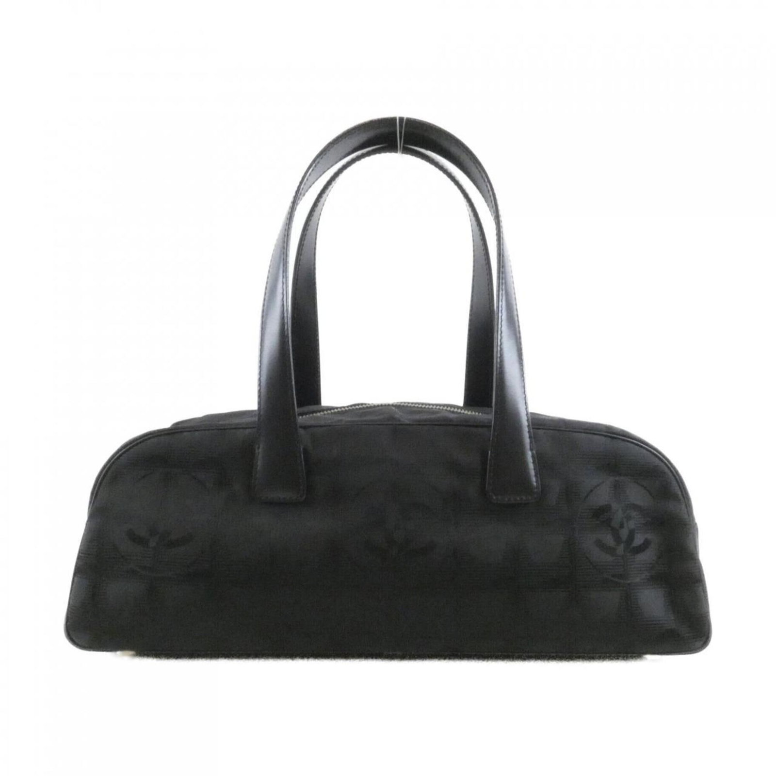 Nylon Handbag Chanel: Nylon Handbag Chanel Nylon Handbag Chanel - A sleek and modern accessory, this black nylon handbag features gold hardware and a compact size, making it perfect for everyday use. With its striking