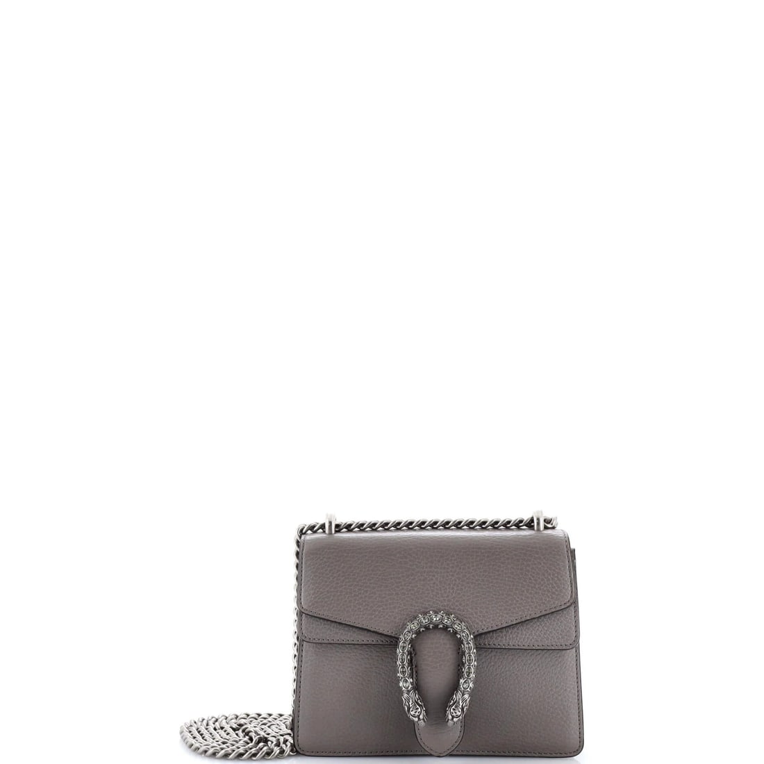 Dionysus Bag Leather Mini Gucci: Dionysus Bag Leather Mini Gucci The Dionysus Bag Leather Mini Gucci is a stylish and compact cross body bag made from high-quality leather. With its neutral interior and aged silver hardware, this