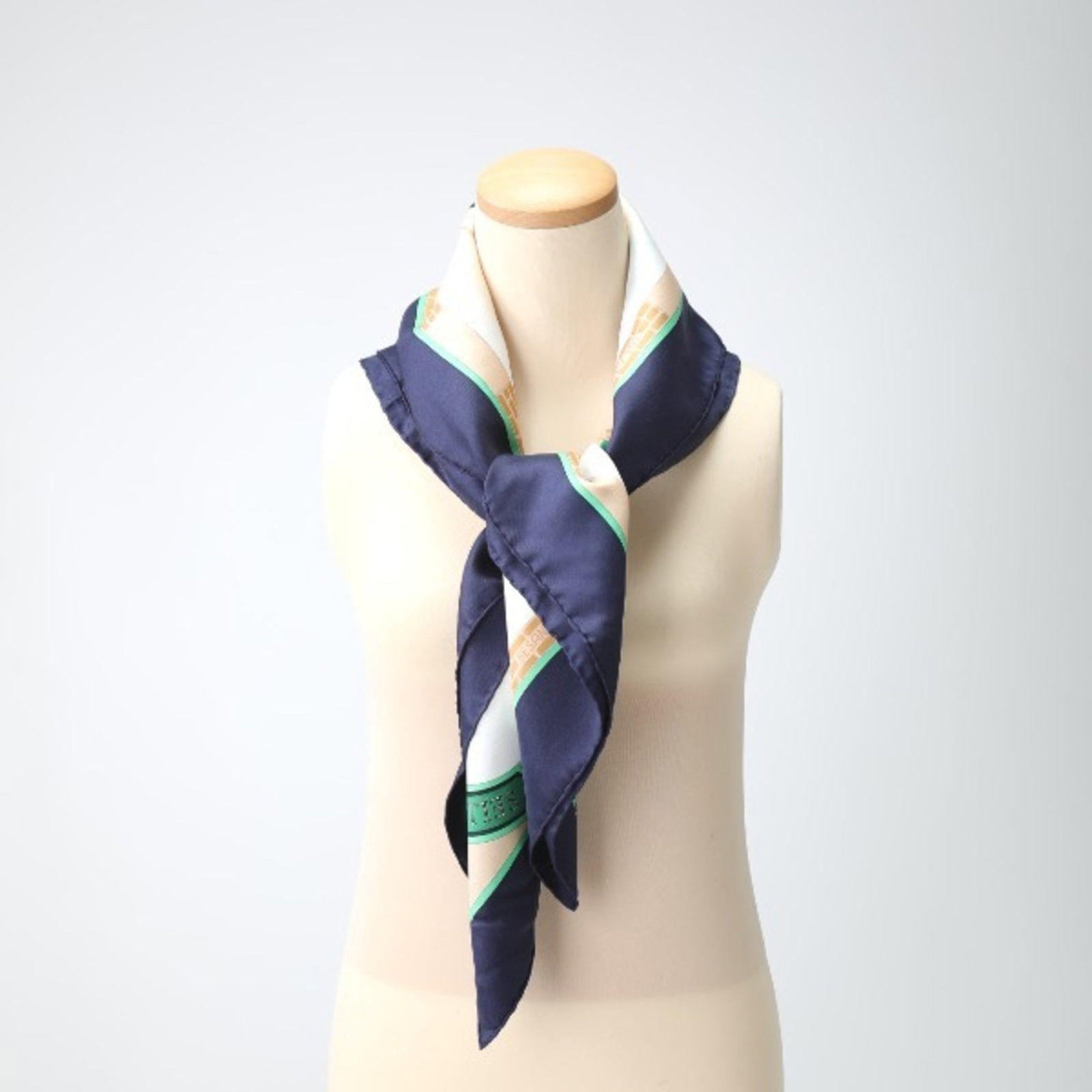 Silk Hermes Scarf - 7