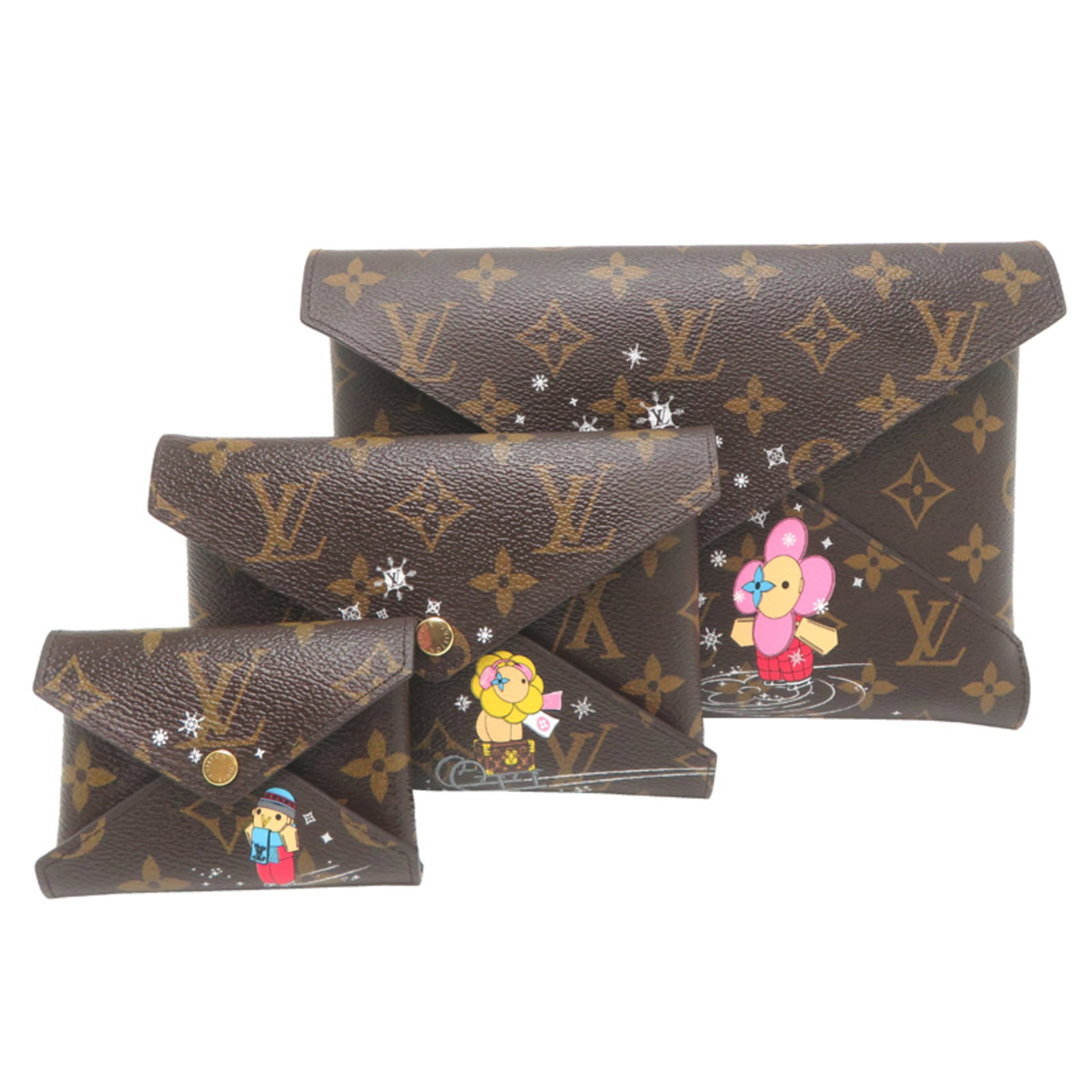 Monogram Pochette Pouch Louis Vuitton: Monogram Pochette Pouch Louis Vuitton Monogram Pochette Pouch from Louis Vuitton, crafted in rich brown Monogram canvas, features a classic design with a signature LV logo. Measuring 16cm x 23cm x