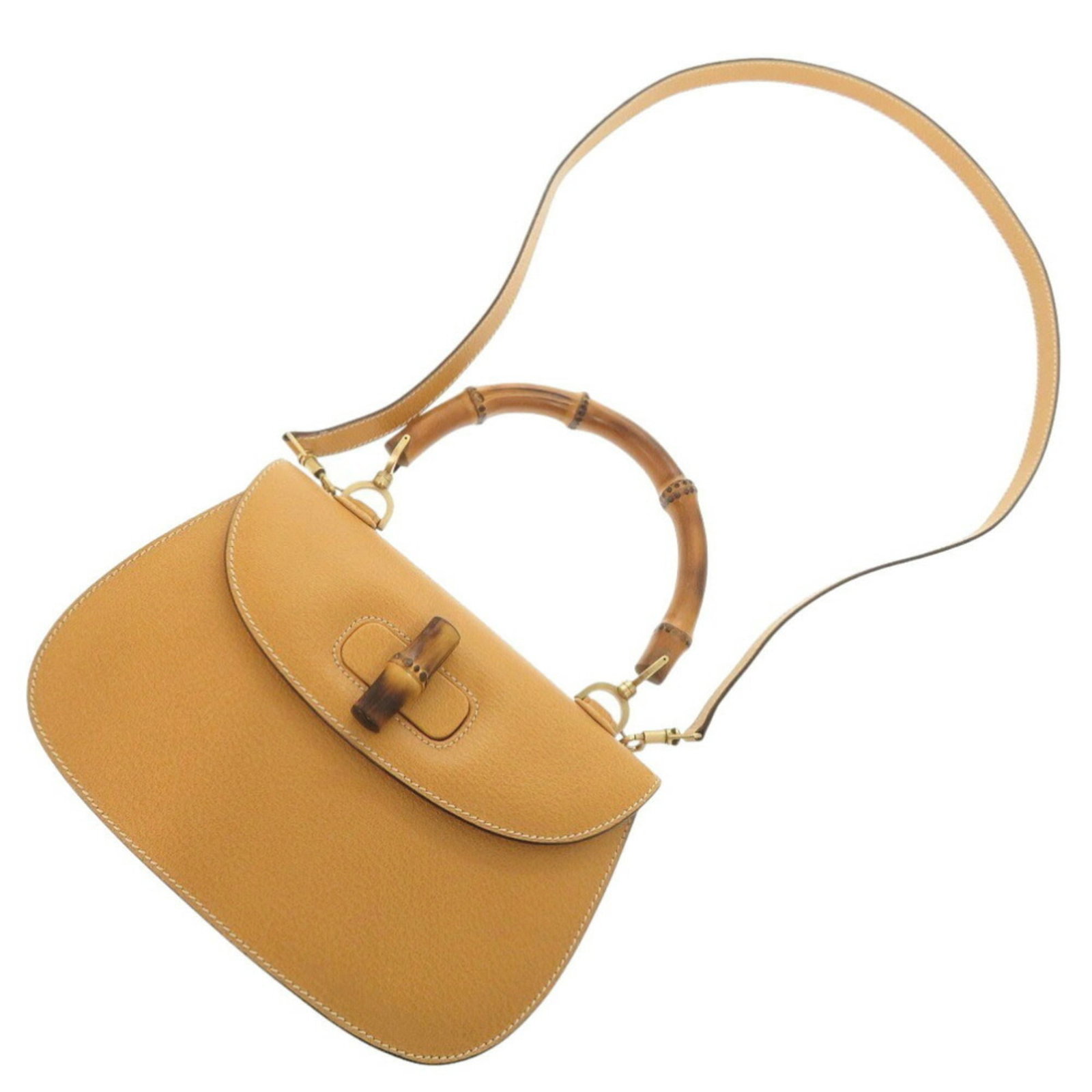 Handbag Leather Gucci - 8