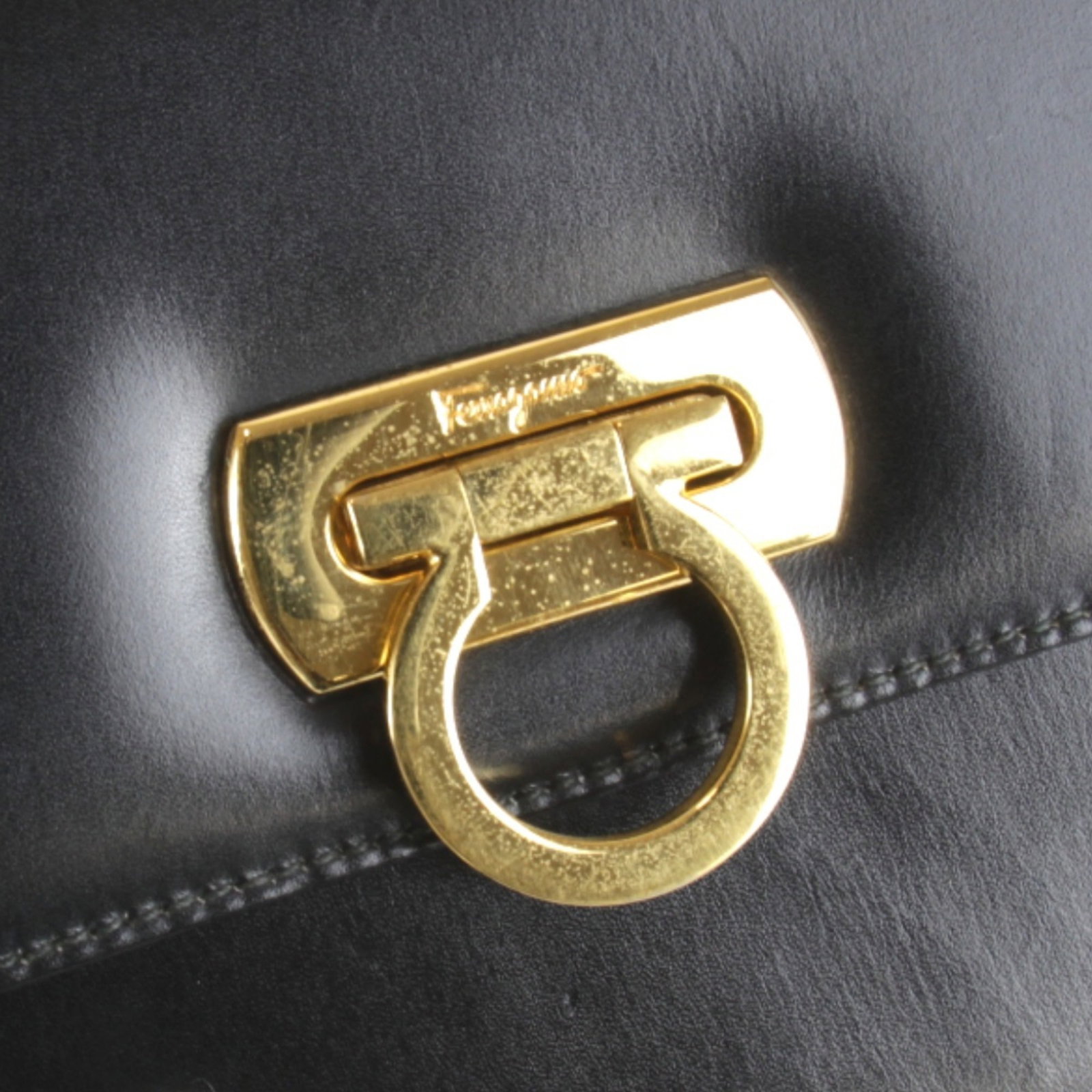 Ferragamo Leather Shoulder Bag - 5