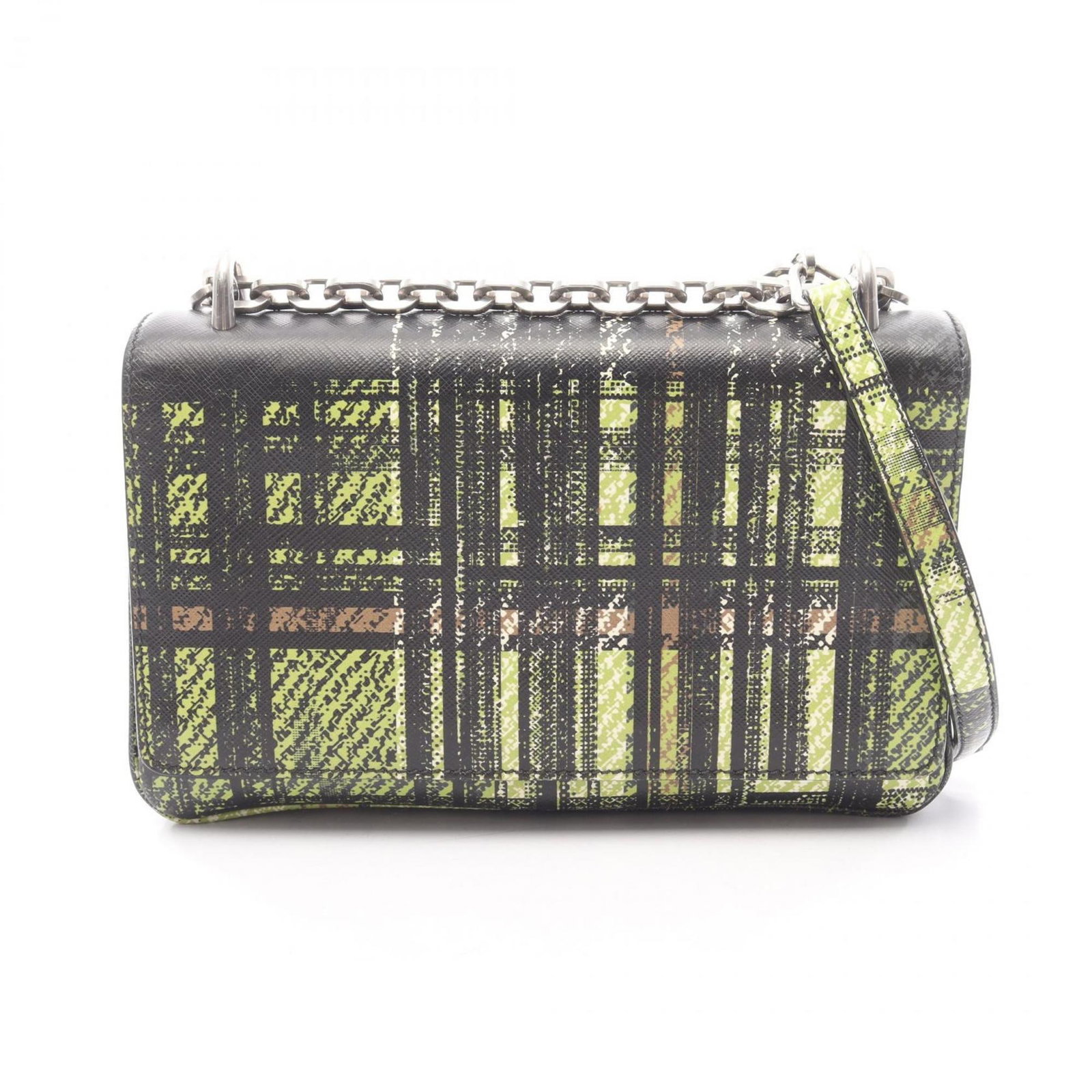 Prada Handbag Shoulder Bag Leather: Prada Handbag Shoulder Bag Leather Black, Green, or Multi-color Prada Leather Shoulder Bag, 15cm x 24cm. This Prada shoulder bag is made from high-quality leather, available in three stylish colors.