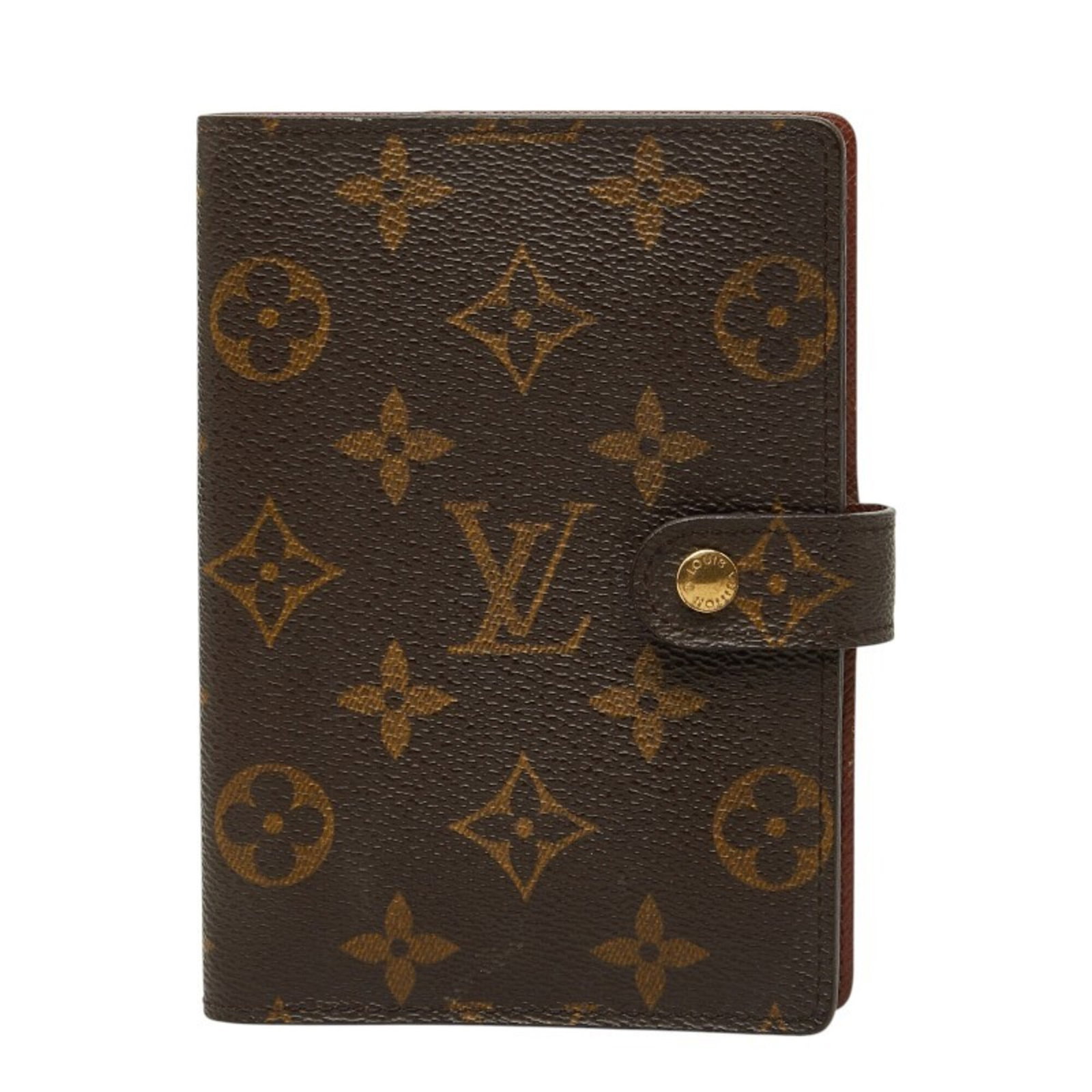 Louis Vuitton Monogram Agenda Pm Notebook Cover R20005 Brown Leather Women'S Louis Vuitton: Louis Vuitton Monogram Agenda Pm Notebook Cover R20005 Brown Leather Women'S Louis Vuitton Brown Leather Louis Vuitton Monogram Agenda Pm Notebook Cover. Made from a combination of PVC and leather, th