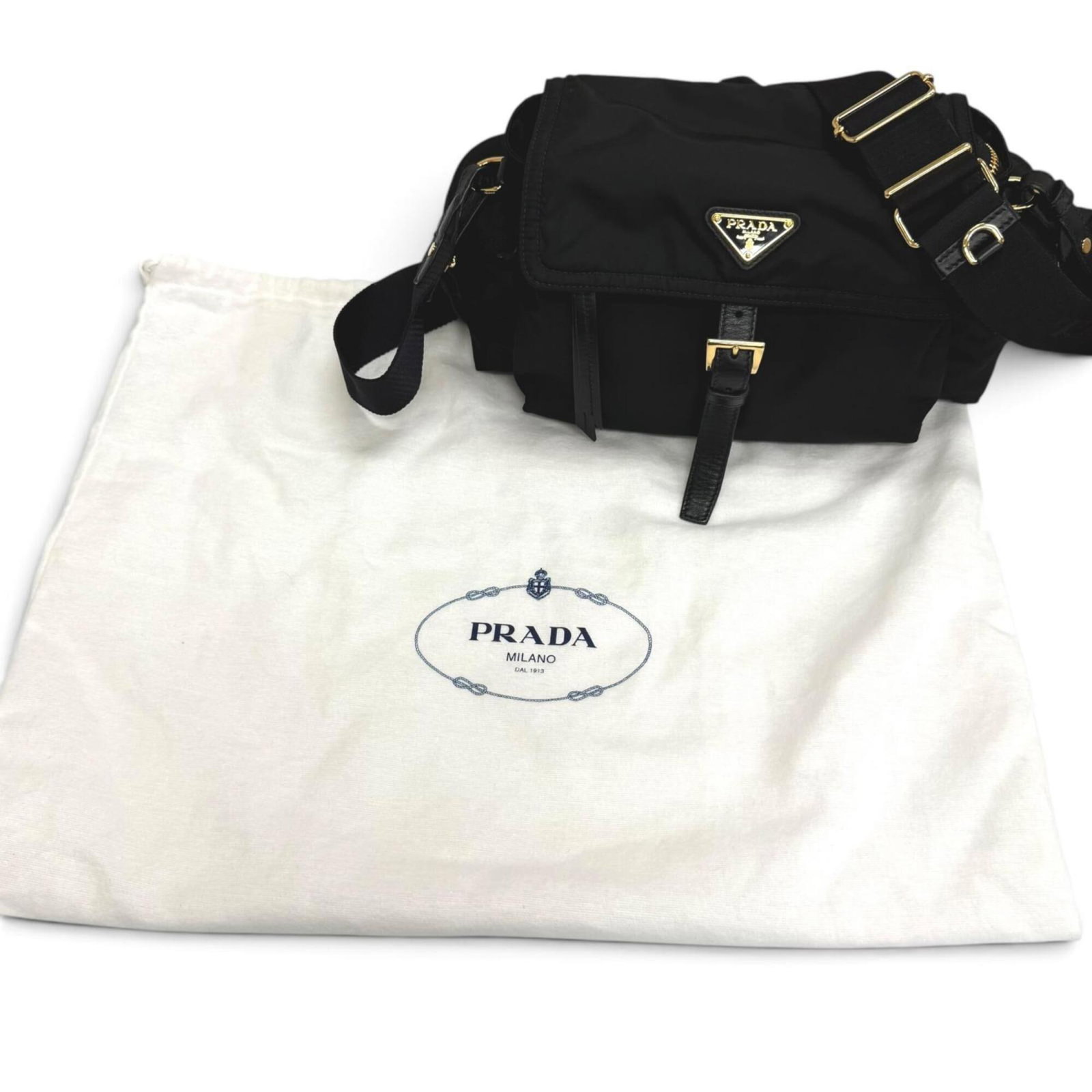 Prada Shoulder Bag Polyamide Leather - 2