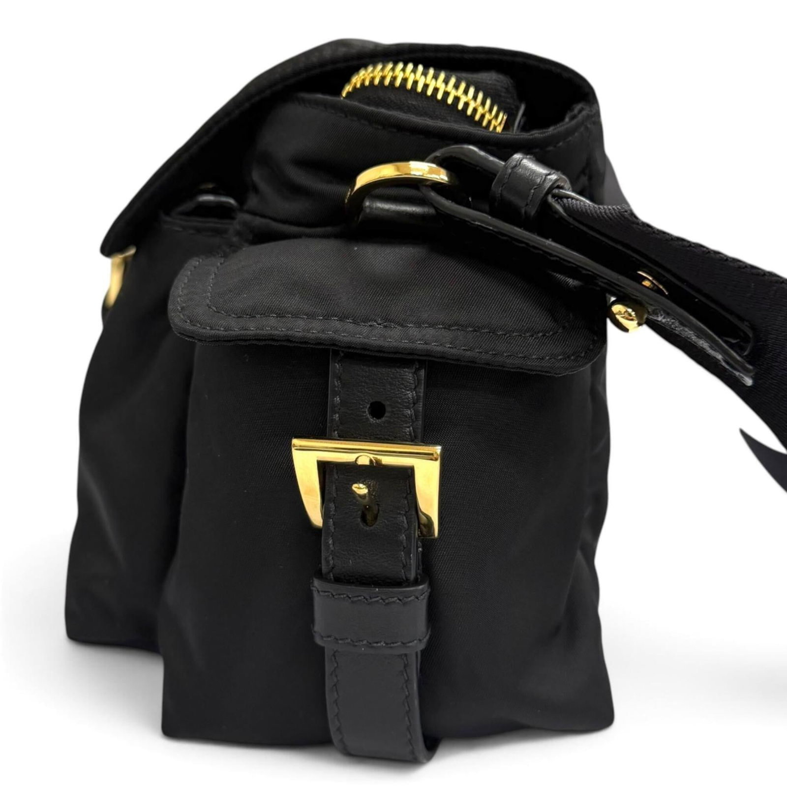 Prada Shoulder Bag Polyamide Leather - 5