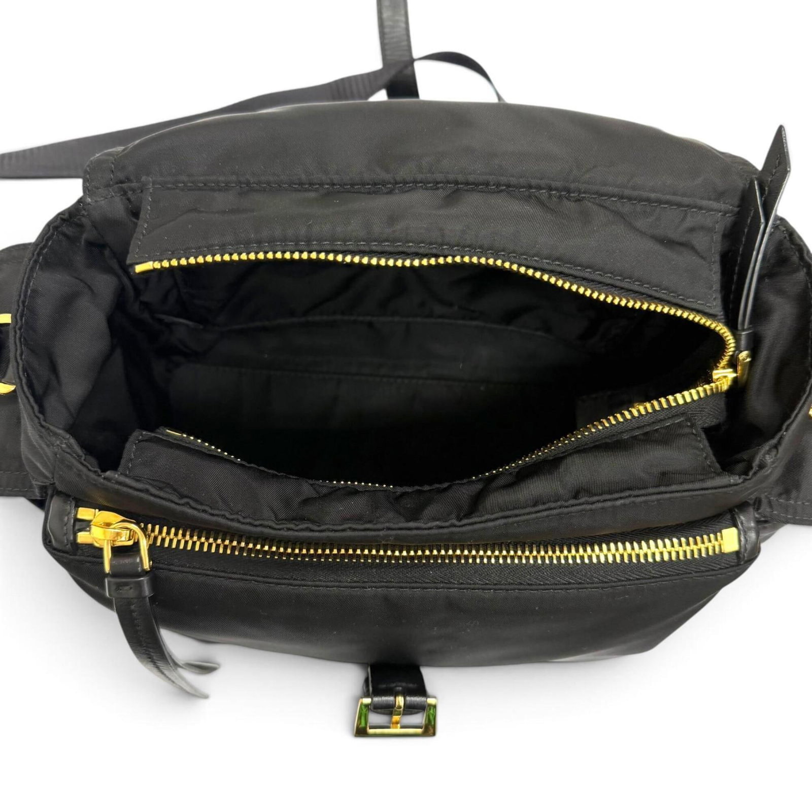 Prada Shoulder Bag Polyamide Leather - 7