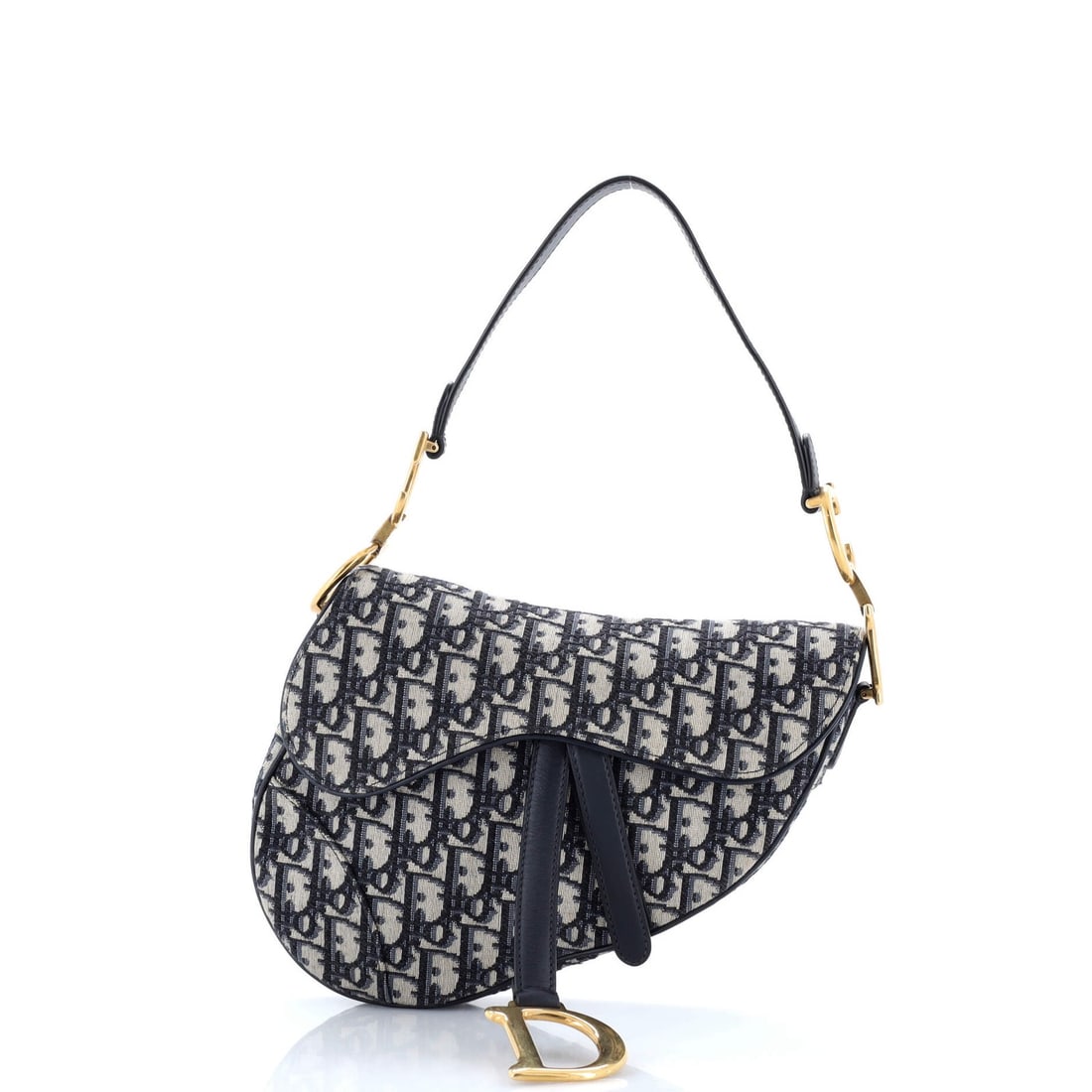 Canvas Oblique Medium Saddle Handbag Dior Christian: Canvas Oblique Medium Saddle Handbag Dior Christian Canvas Oblique Medium Saddle Handbag Dior Christian - A stylish and versatile shoulder bag with a classic oblique design, featuring a blue canvas